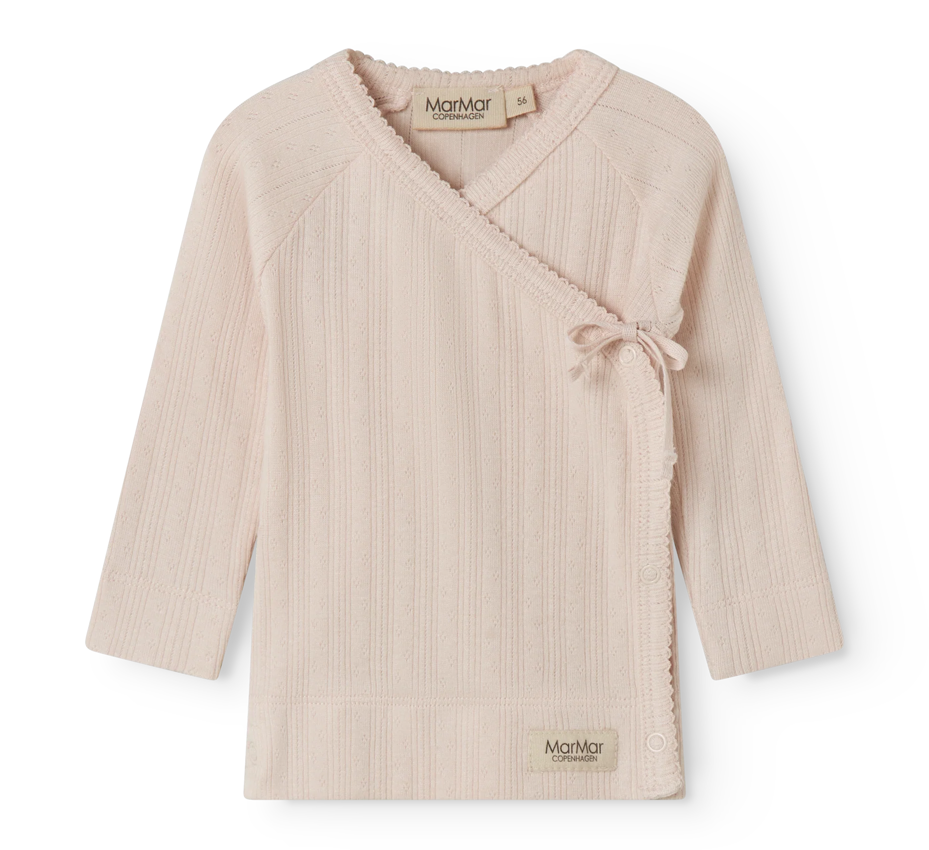 MarMar Copenhagen Wickel-Shirt "Tut Wrap LS" | Misty Pink