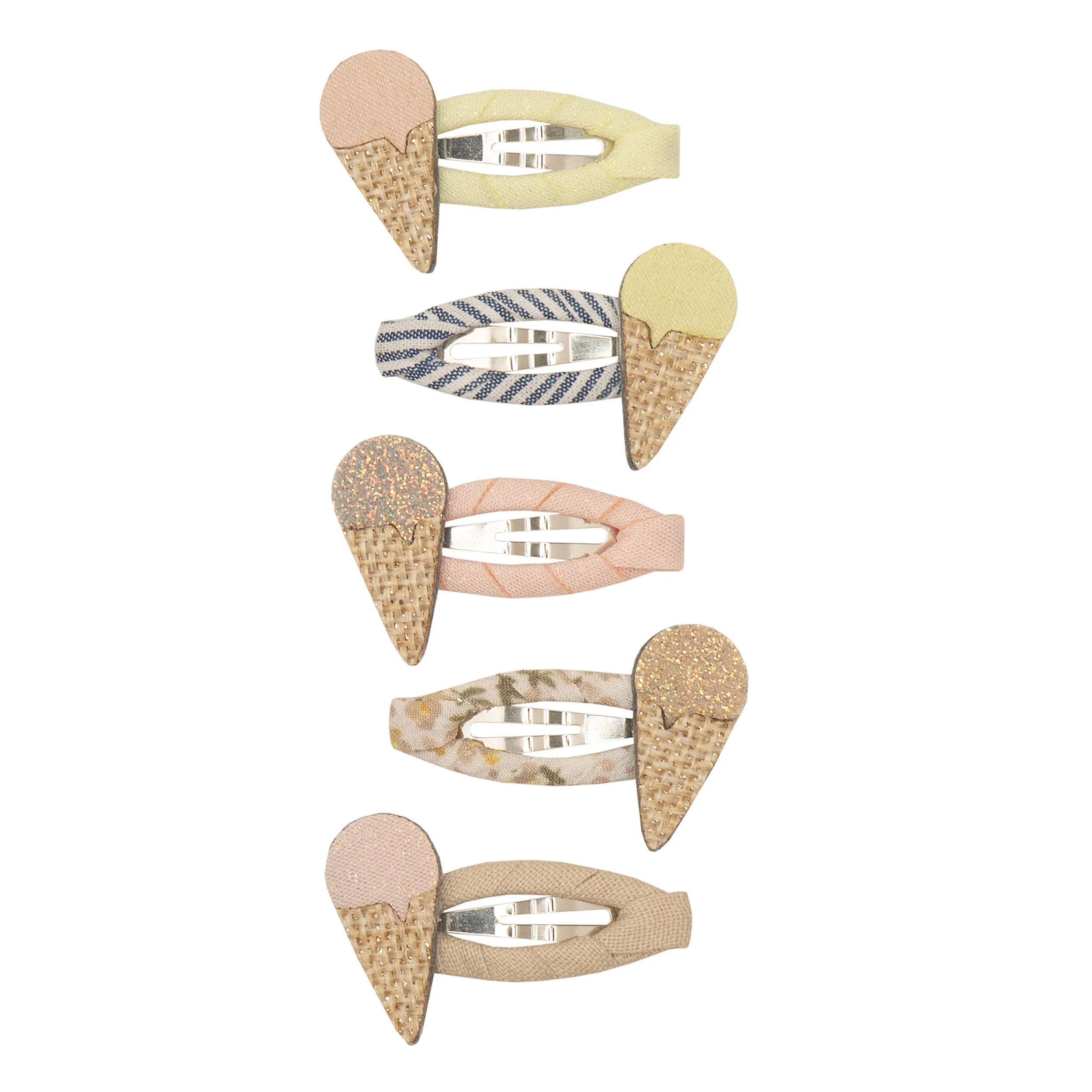 Mimi & Lula Mini Haar-Clic Clacs Clips "Ice Cream"