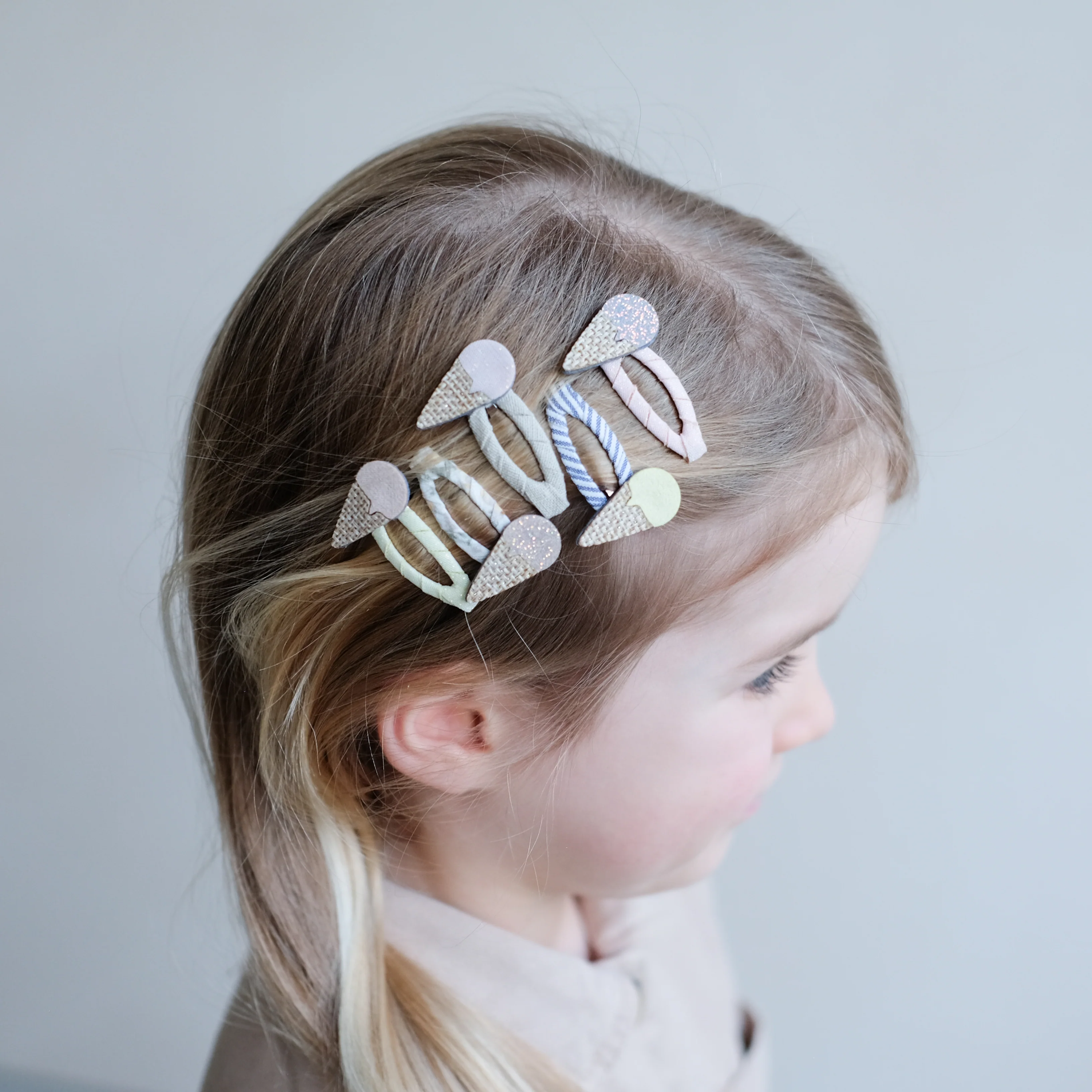 Mimi & Lula Mini Haar-Clic Clacs Clips "Ice Cream" - Image 2
