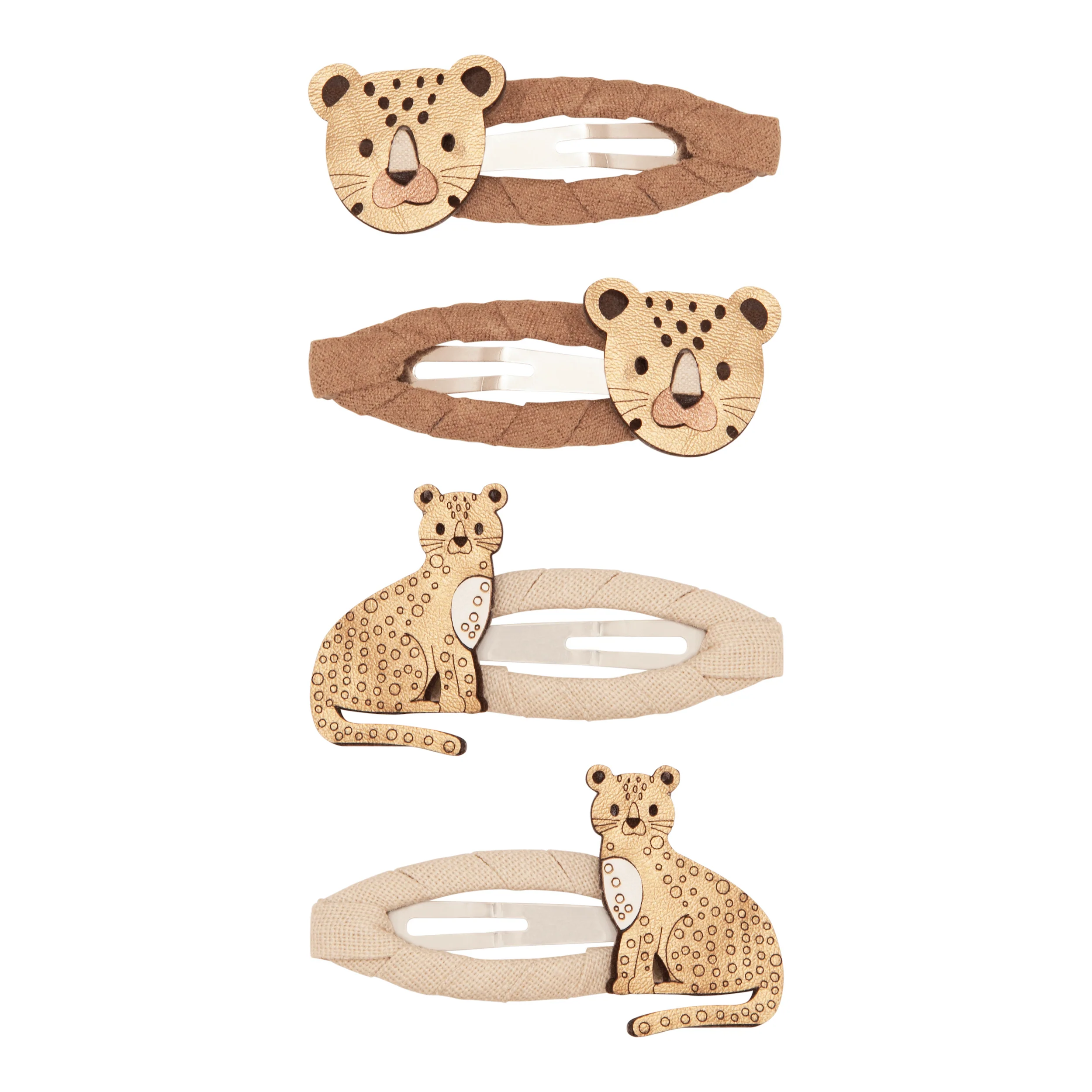 Mimi & Lula Haar-Clic Clacs Clips "Larry Leopard"