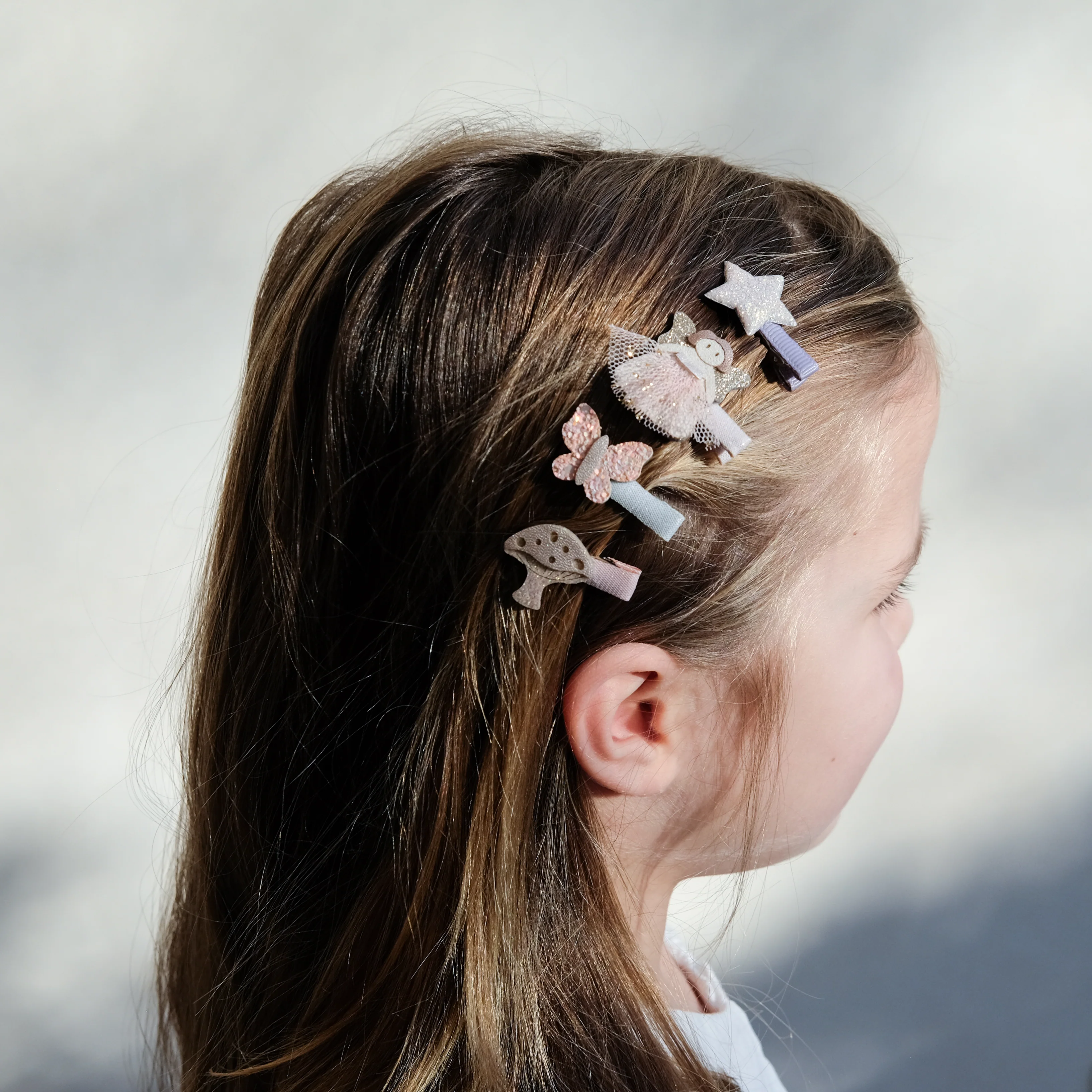 Mimi & Lula Mini Haar-Clips "Fairy" Pink Multi - Image 2