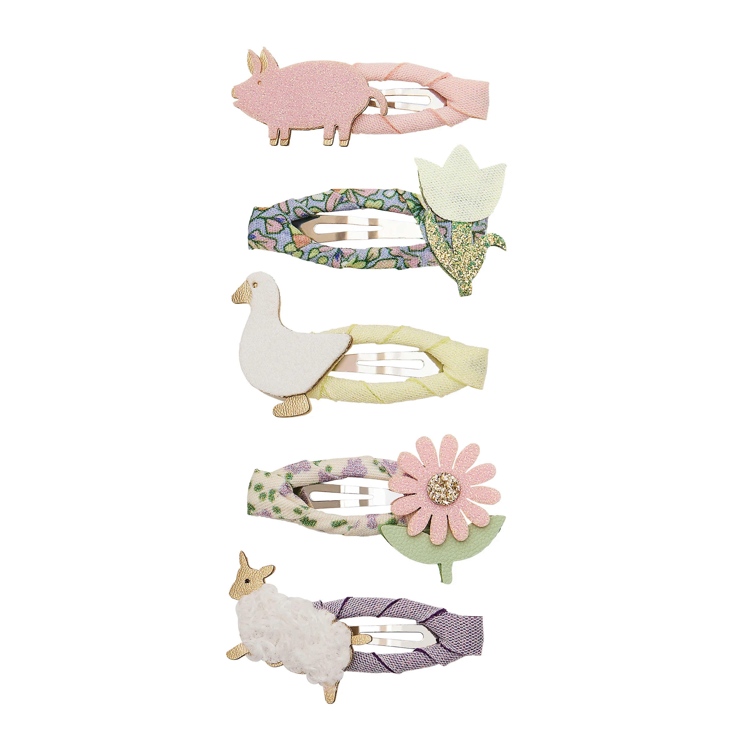 Mimi & Lula Mini Haar-Clips "Farmyard"