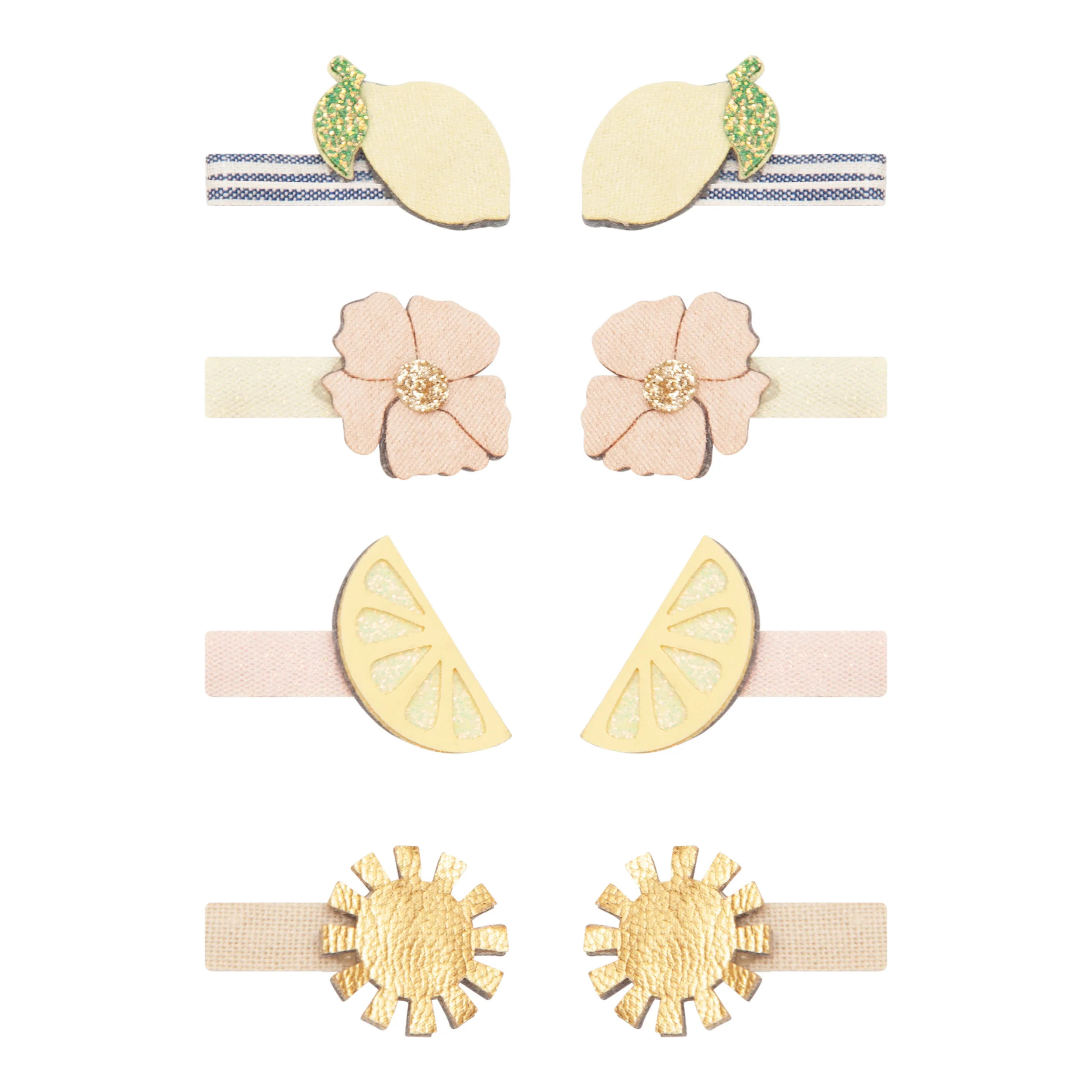 Mimi & Lula Mini Haar-Clips "Lemon Amalfi" Multi