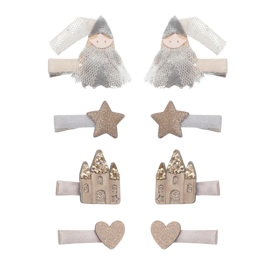 Mimi & Lula Mini Haar-Clips "Princess Castle"