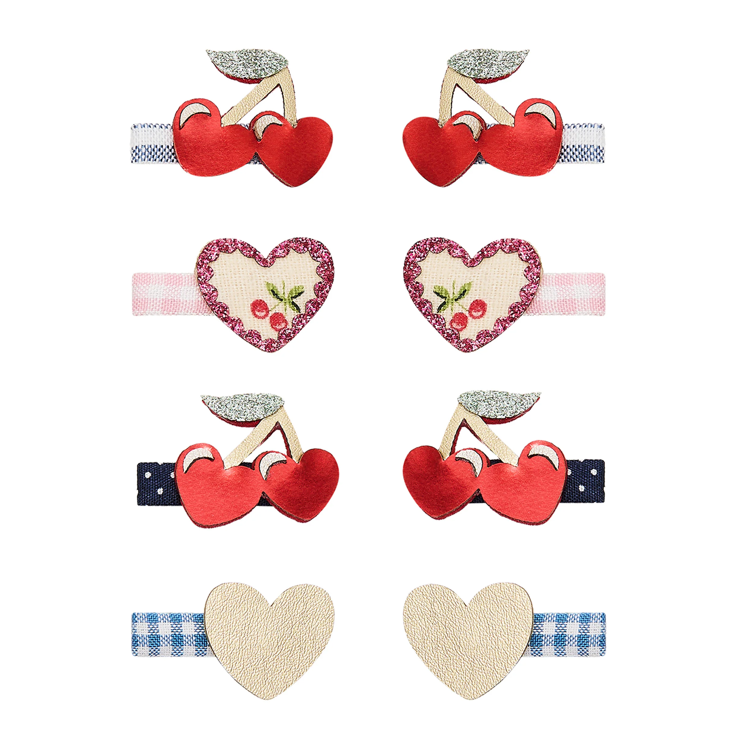 Mimi & Lula Mini Haar-Clips "Red Cherries"