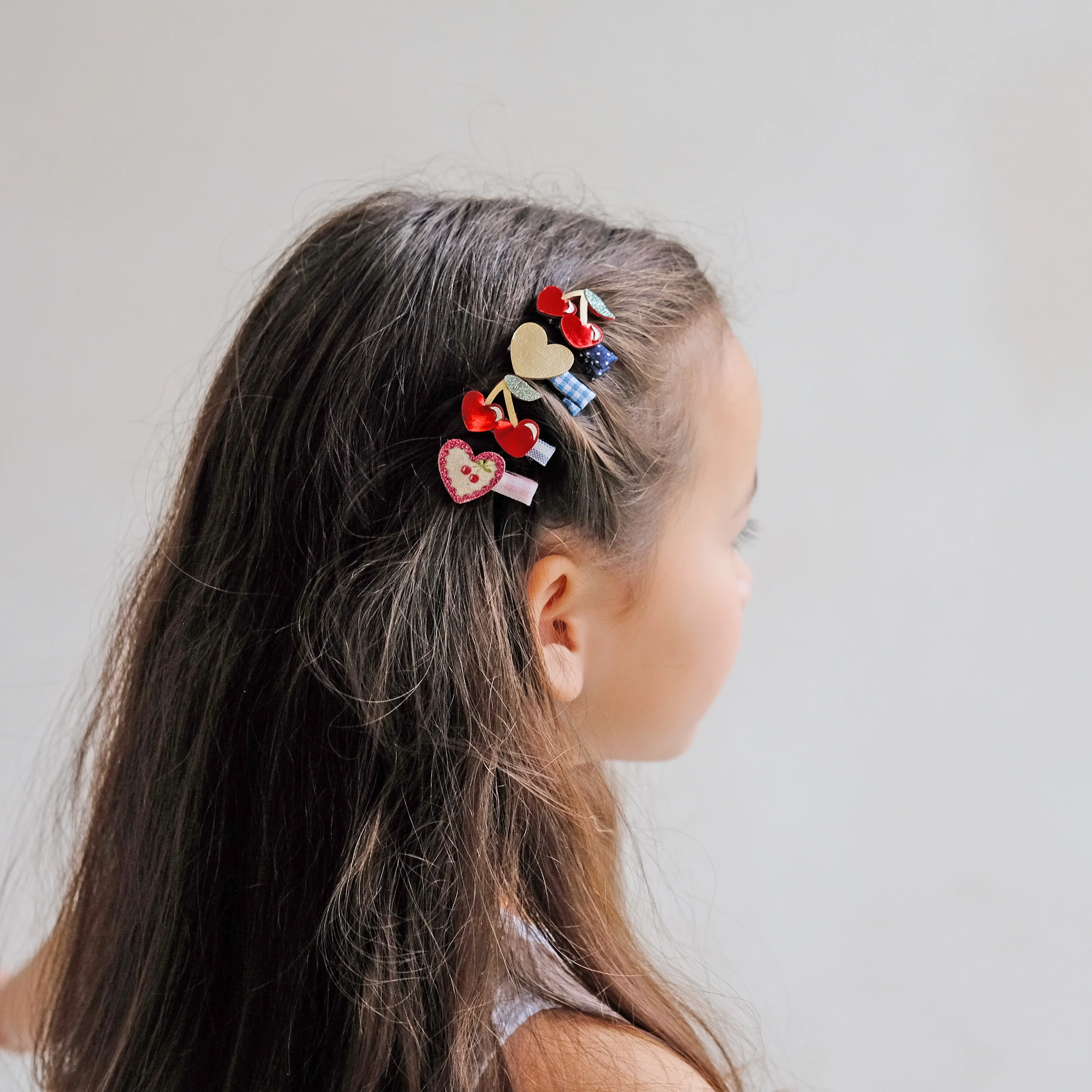 Mimi & Lula Mini Haar-Clips "Red Cherries" - Image 4