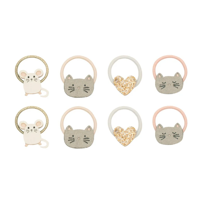 Mimi & Lula Mini Haar-Gummi "Cat & Mouse"