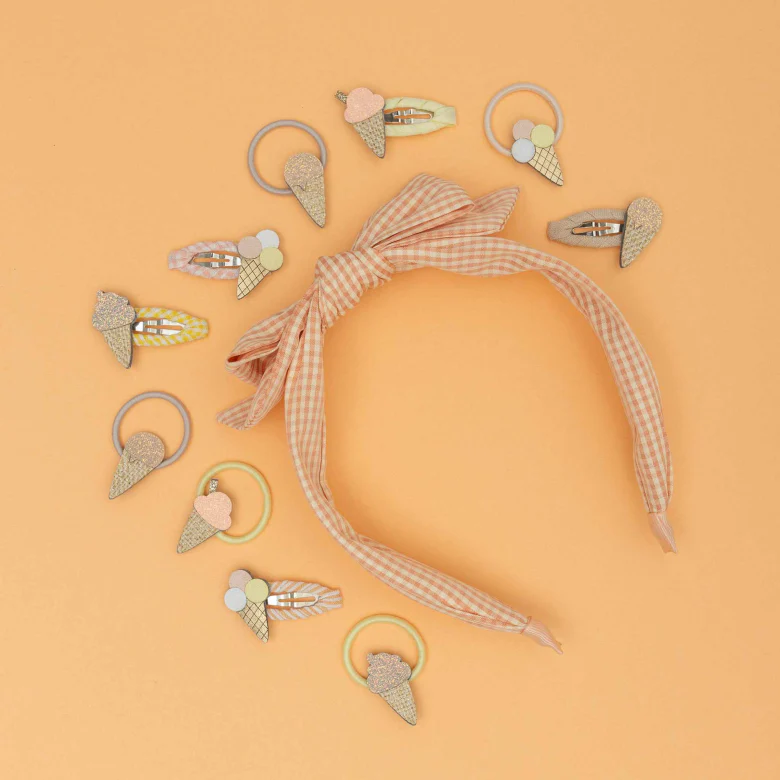 Mimi & Lula Mini Haar-Reif "Peach Alice" - Image 2