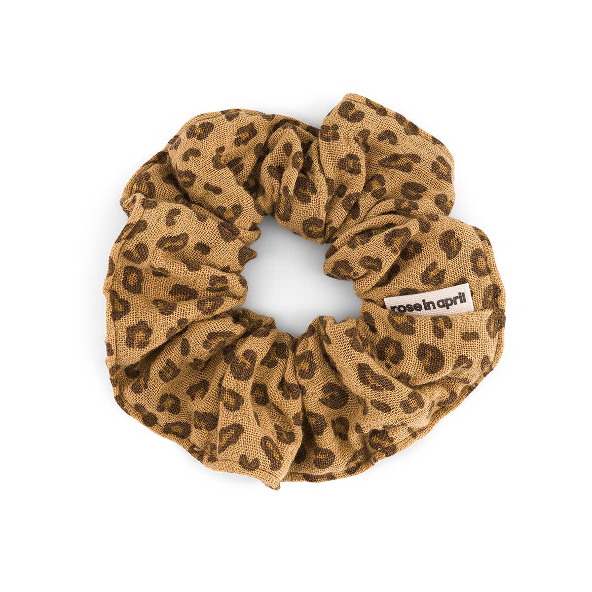 Rose in April Scrunchie "Chouchou" Leo Coffee