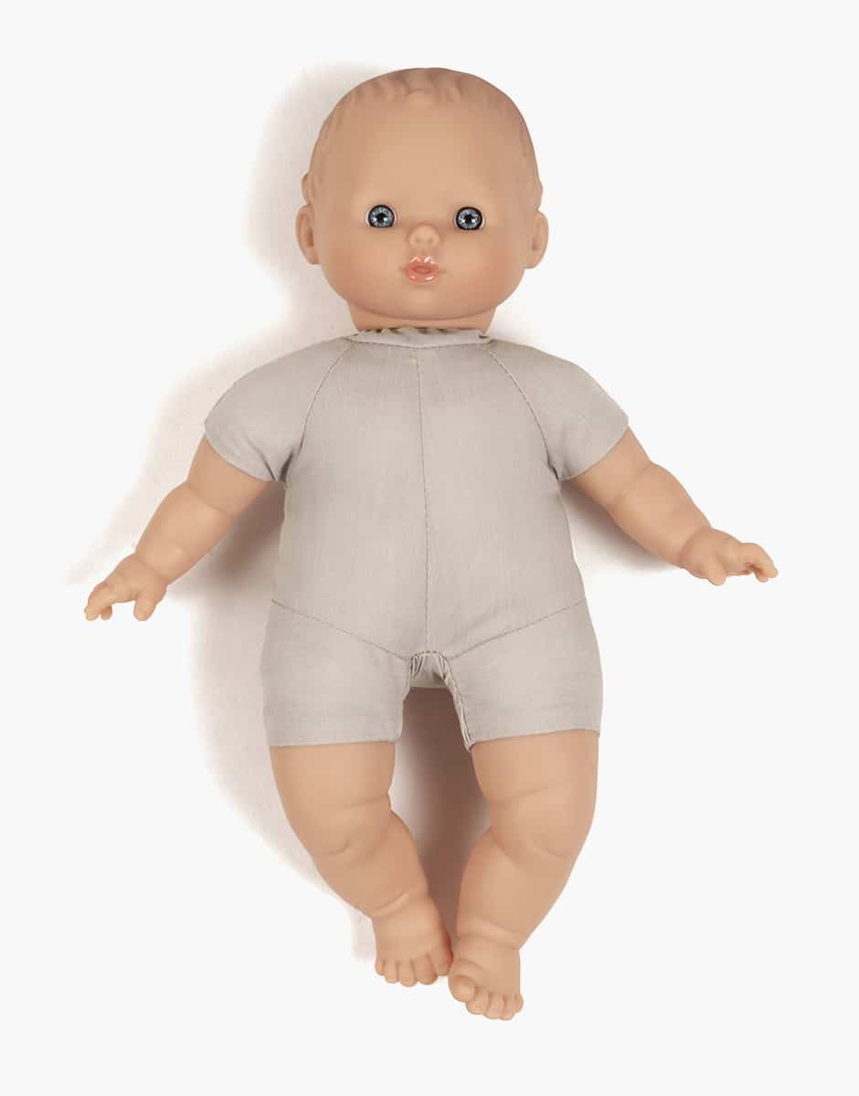 Minikane Baby-Puppe "Clarisse" mit Stoffkörper 28cm