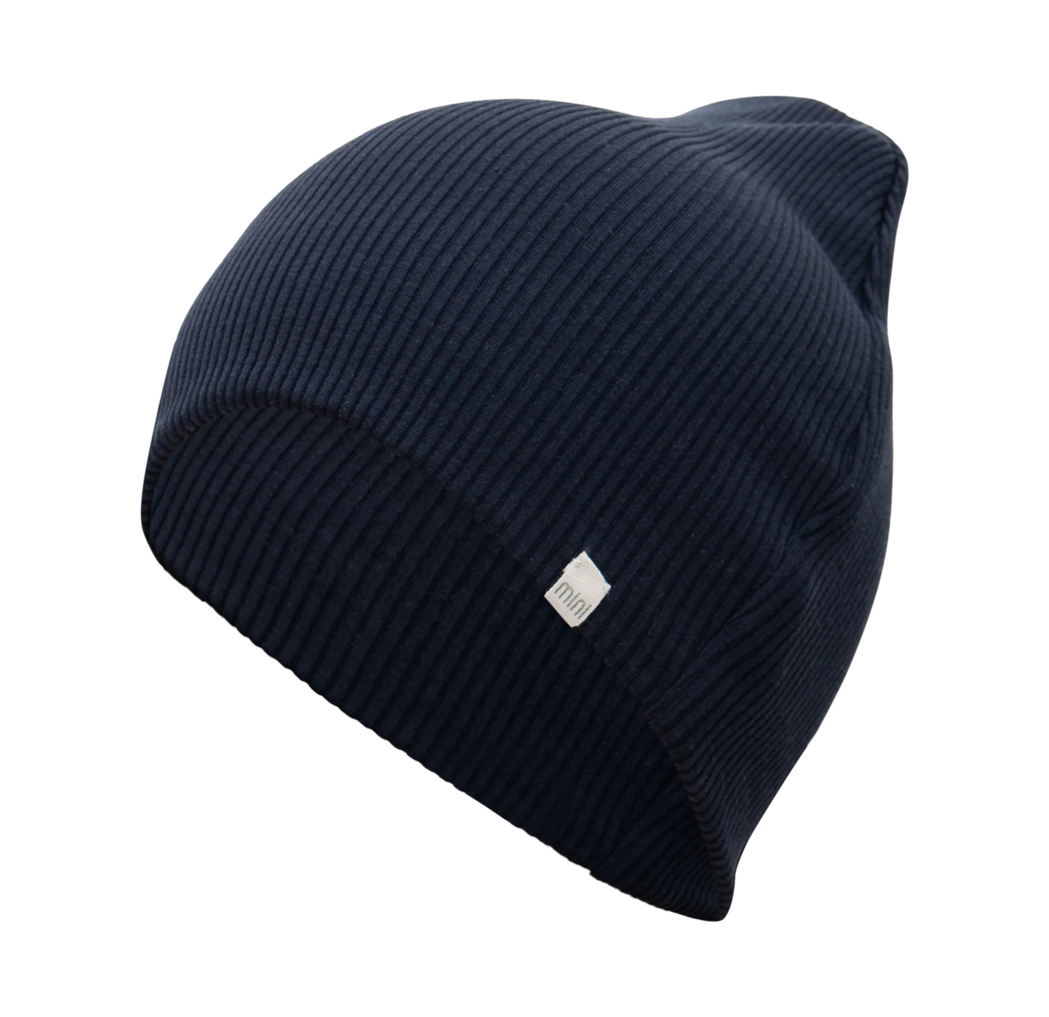 minimalisma Beanie Seide-Baumwolle "Bambi" Dark Blue