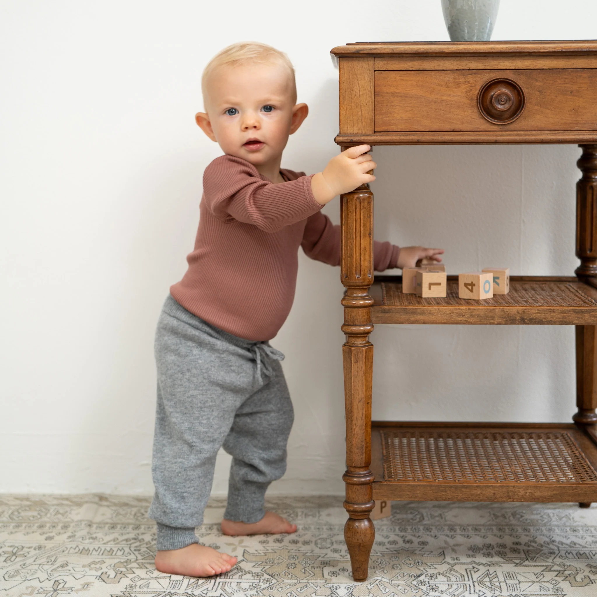 minimalisma Body Seide-Baumwolle "Bono" | Antique Rose - Image 2