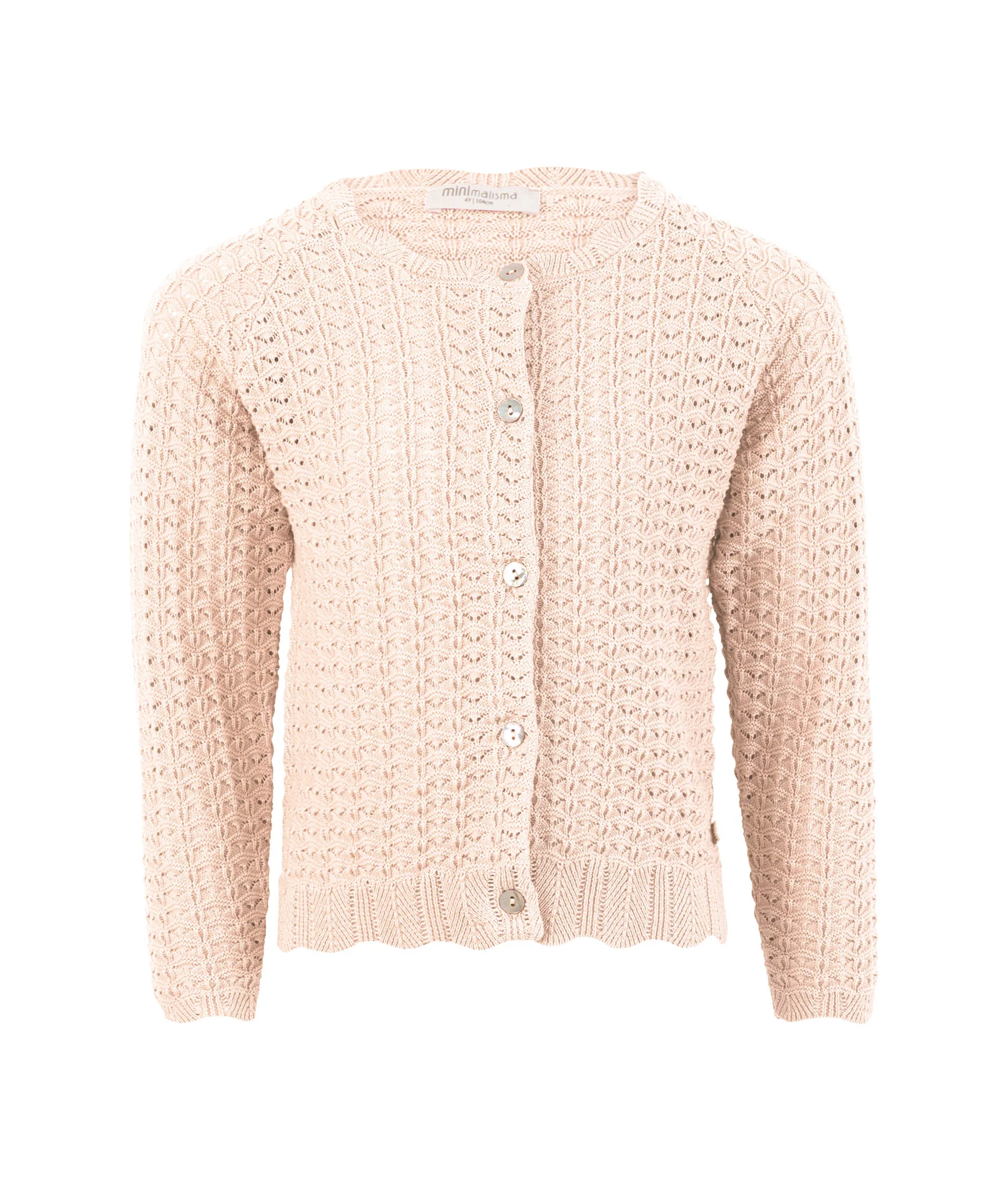 minimalisma Cardigan Baumwolle 2-8Y "Romantic" Bisque