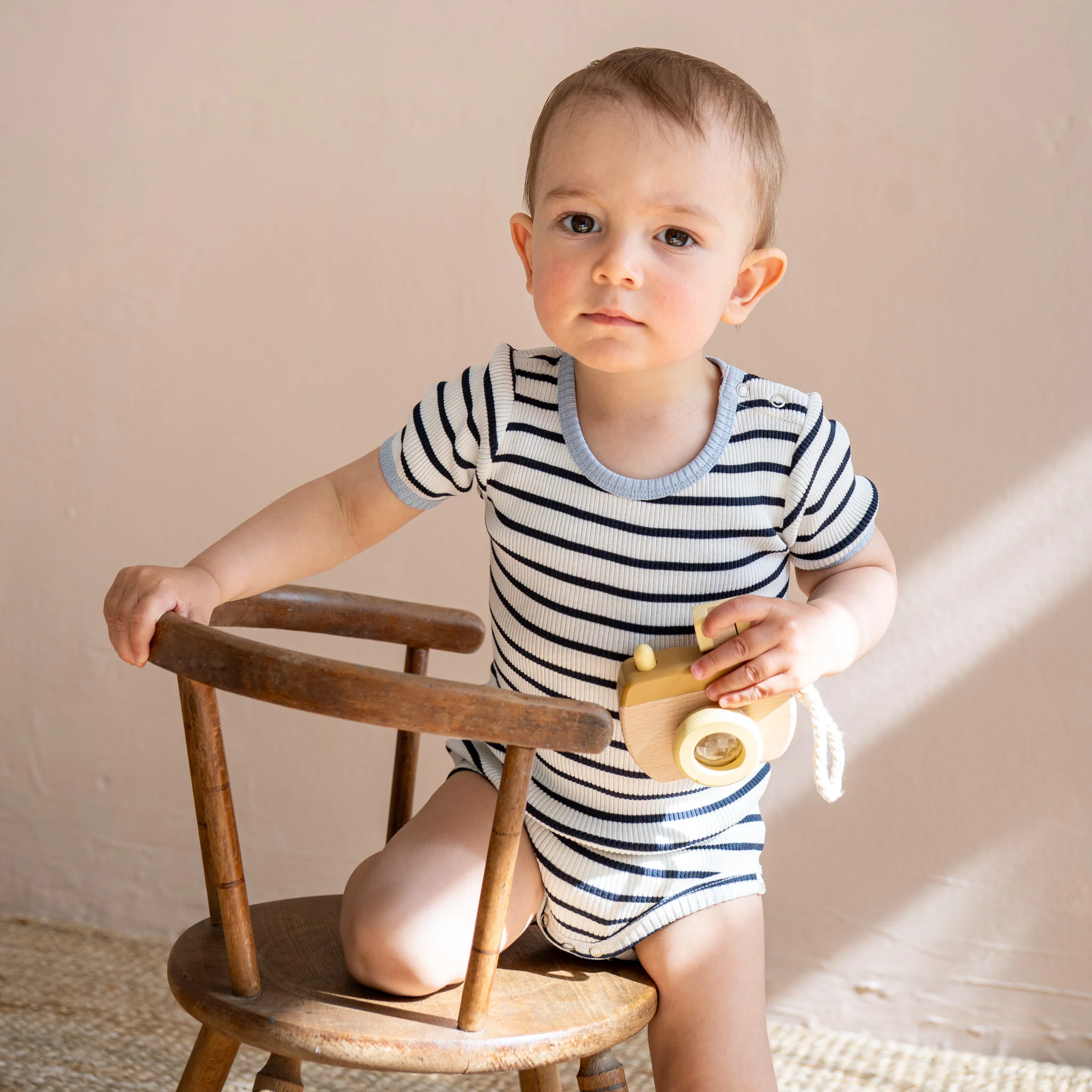 minimalisma Kurzarmbody Seide-Baumwolle "Baldur" Sailor mit Clearwater - Image 4