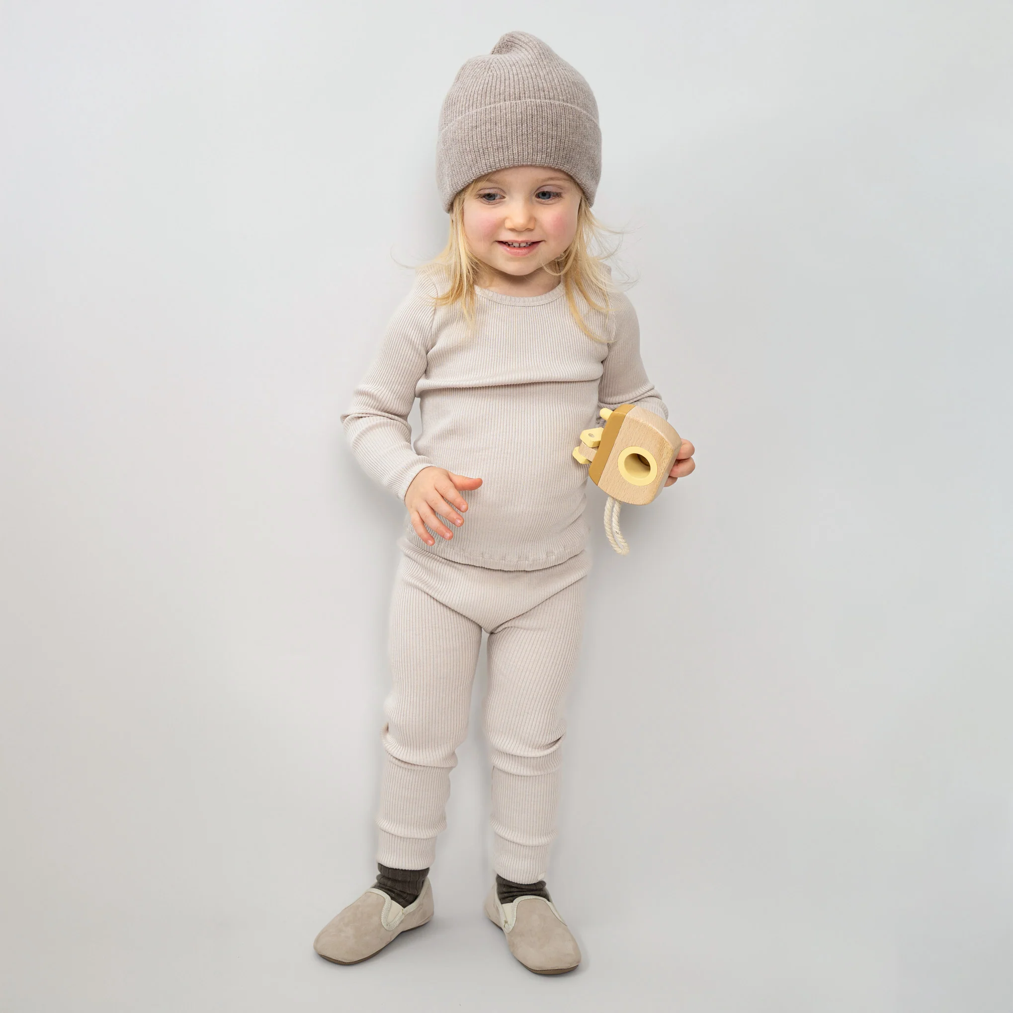 minimalisma Leggins Seide-Baumwolle "Brave" | Ecru - Image 4