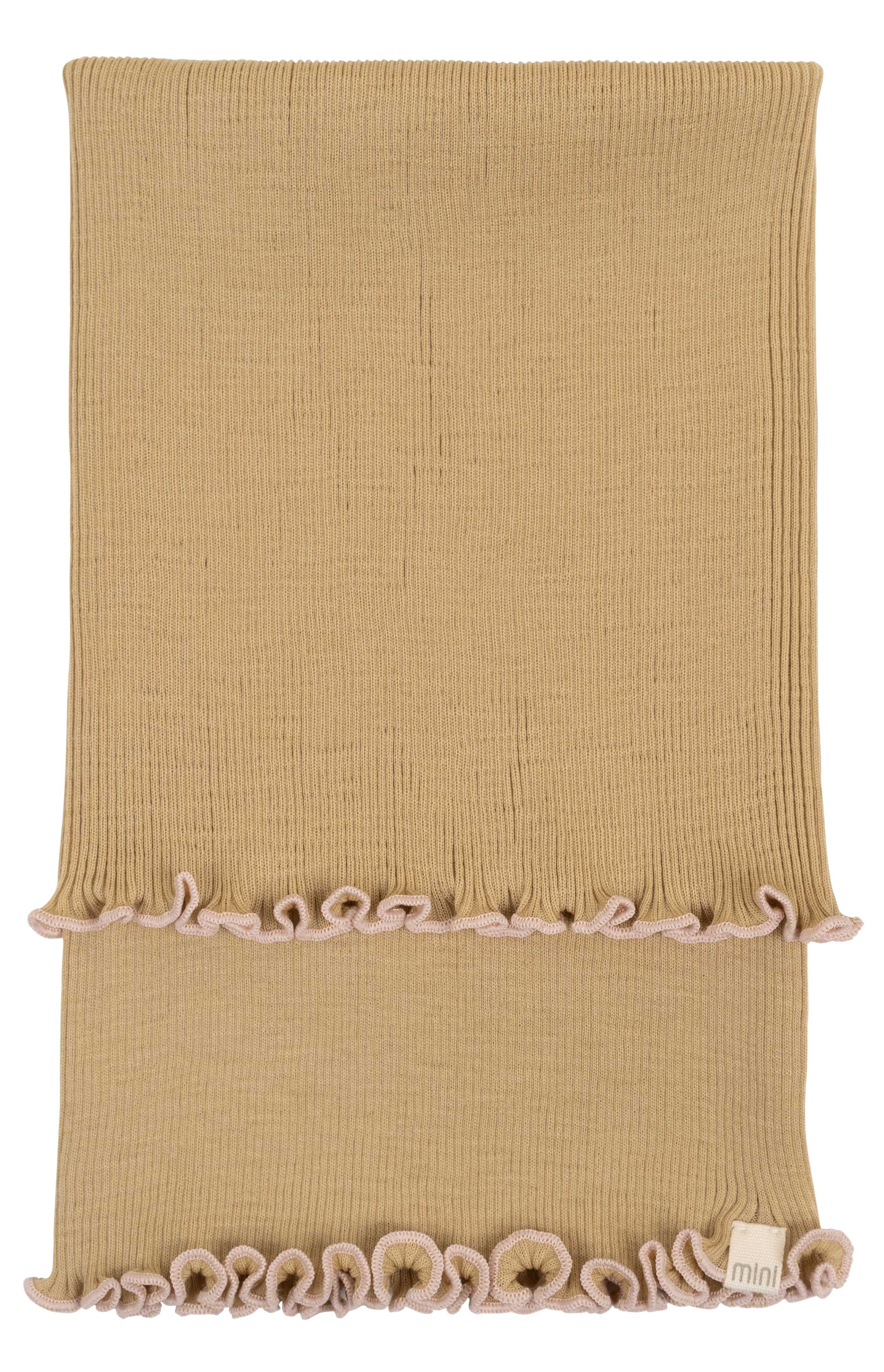 minimalisma Loop-Schal Merinowolle "Aha" Hay Pale Blush