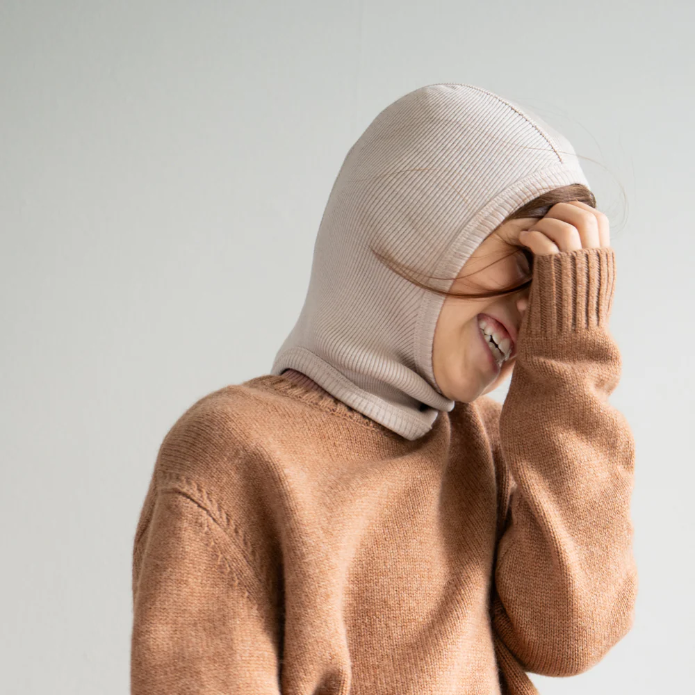 minimalisma Sturmhaube Merino "Alephant"| Beige - Image 4