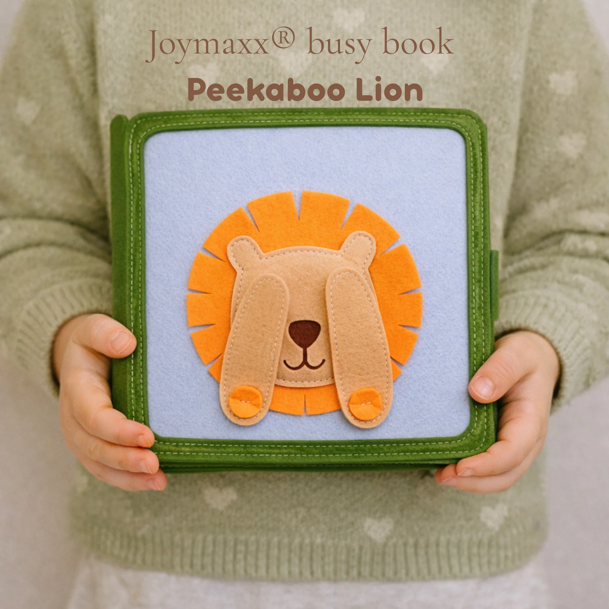 Joymaxx Montessori Quiet Book | Peekaboo-Löwe