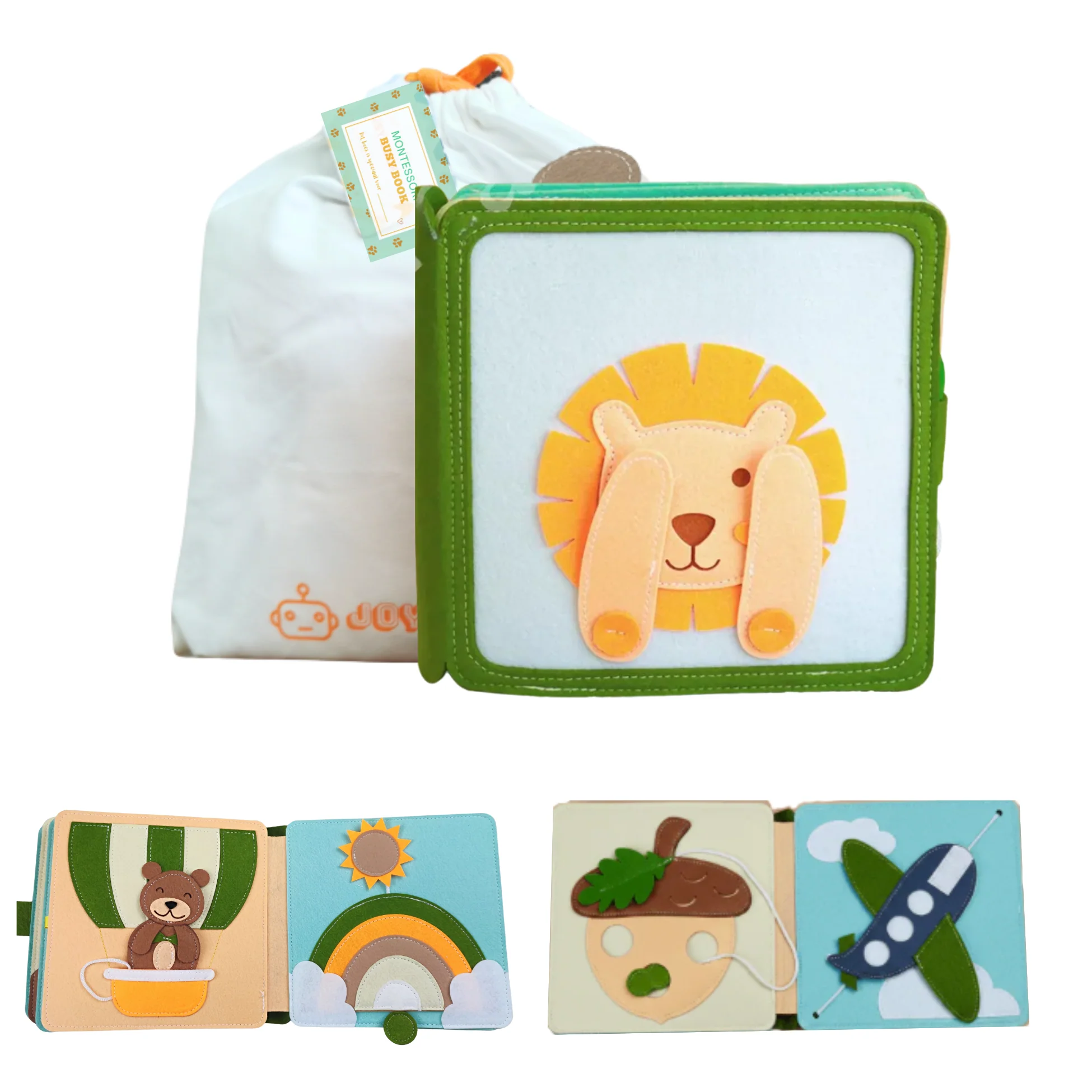 Joymaxx Montessori Quiet Book | Peekaboo-Löwe - Image 2