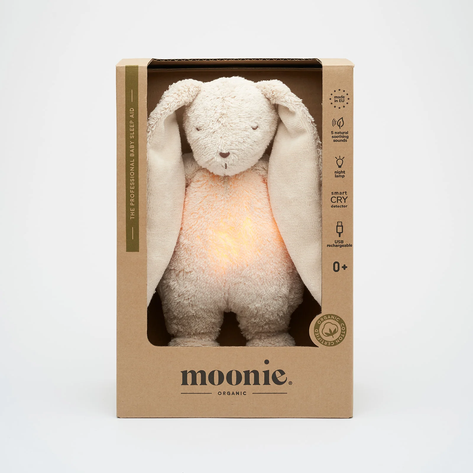 Moonie Hase mit Licht 2.0 "Organic Humming Bunny" | Sand - Image 5