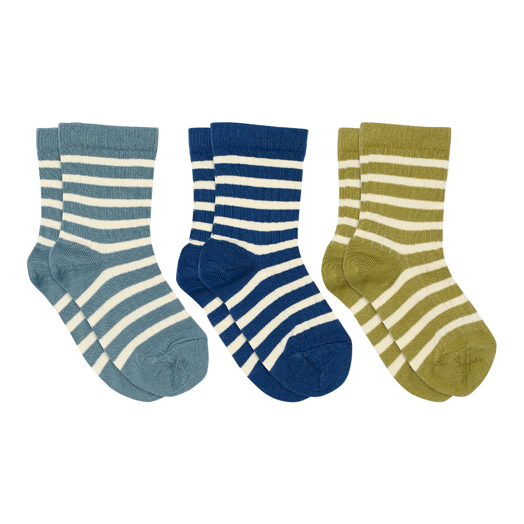 mp Denmark Socken Baumwolle 3er-Pack "Eli" Cedar