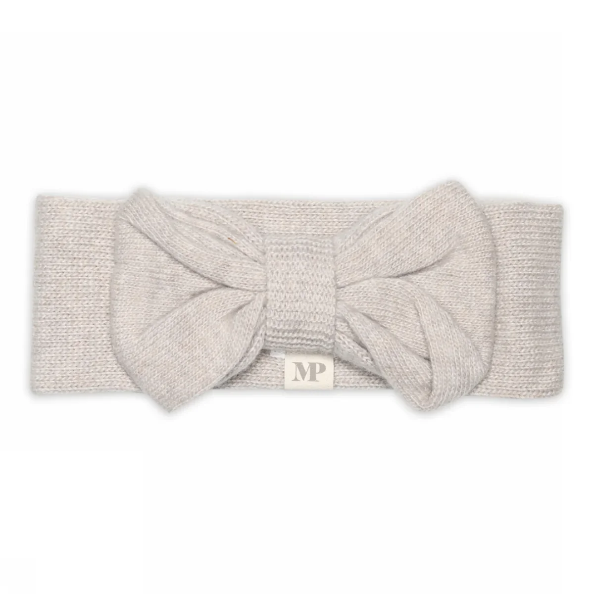 mp Denmark Stirnband "Helsinki" Bow Beige Melange