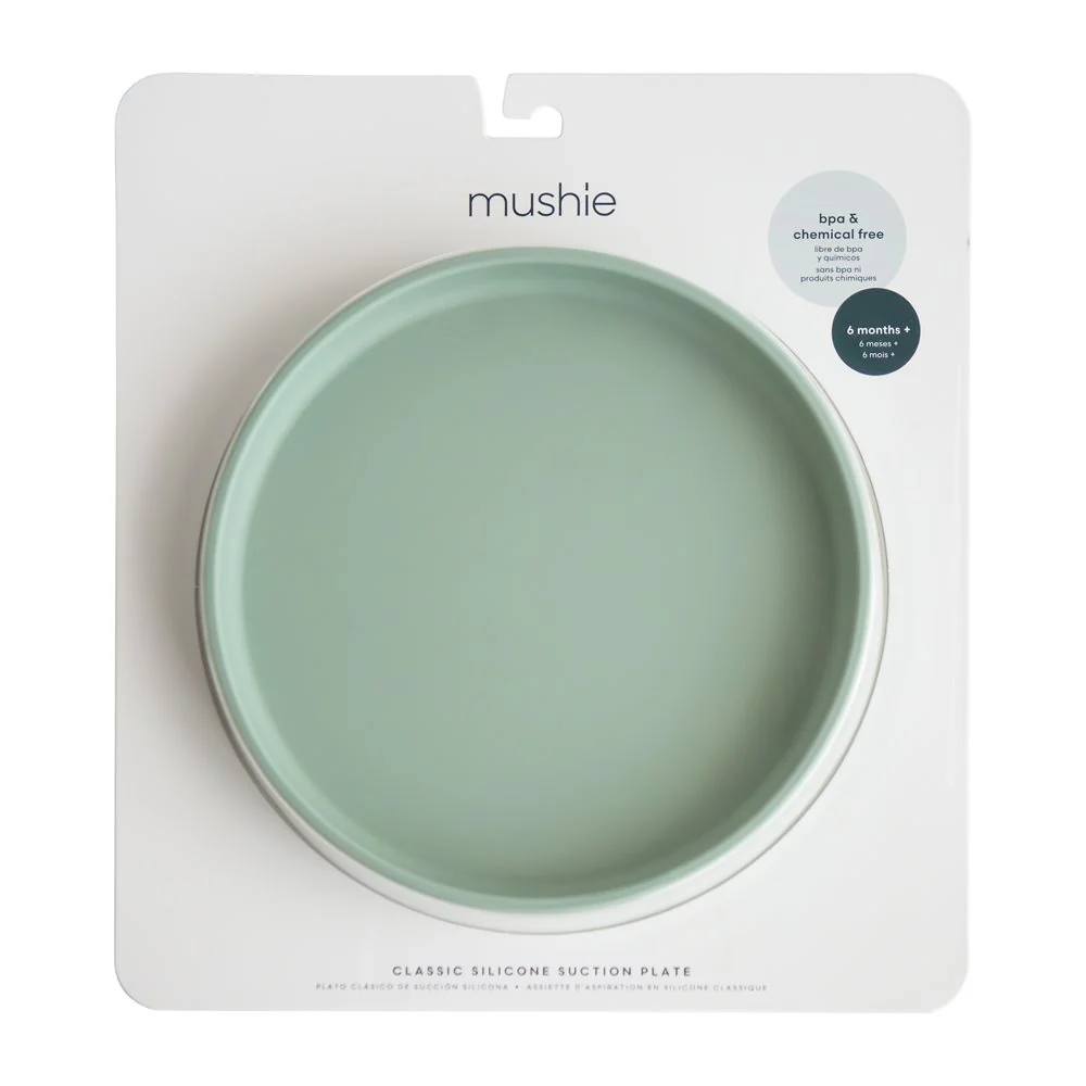 Mushie Silikon Teller "Classic" mit Saugnapf | Ivory - Image 6