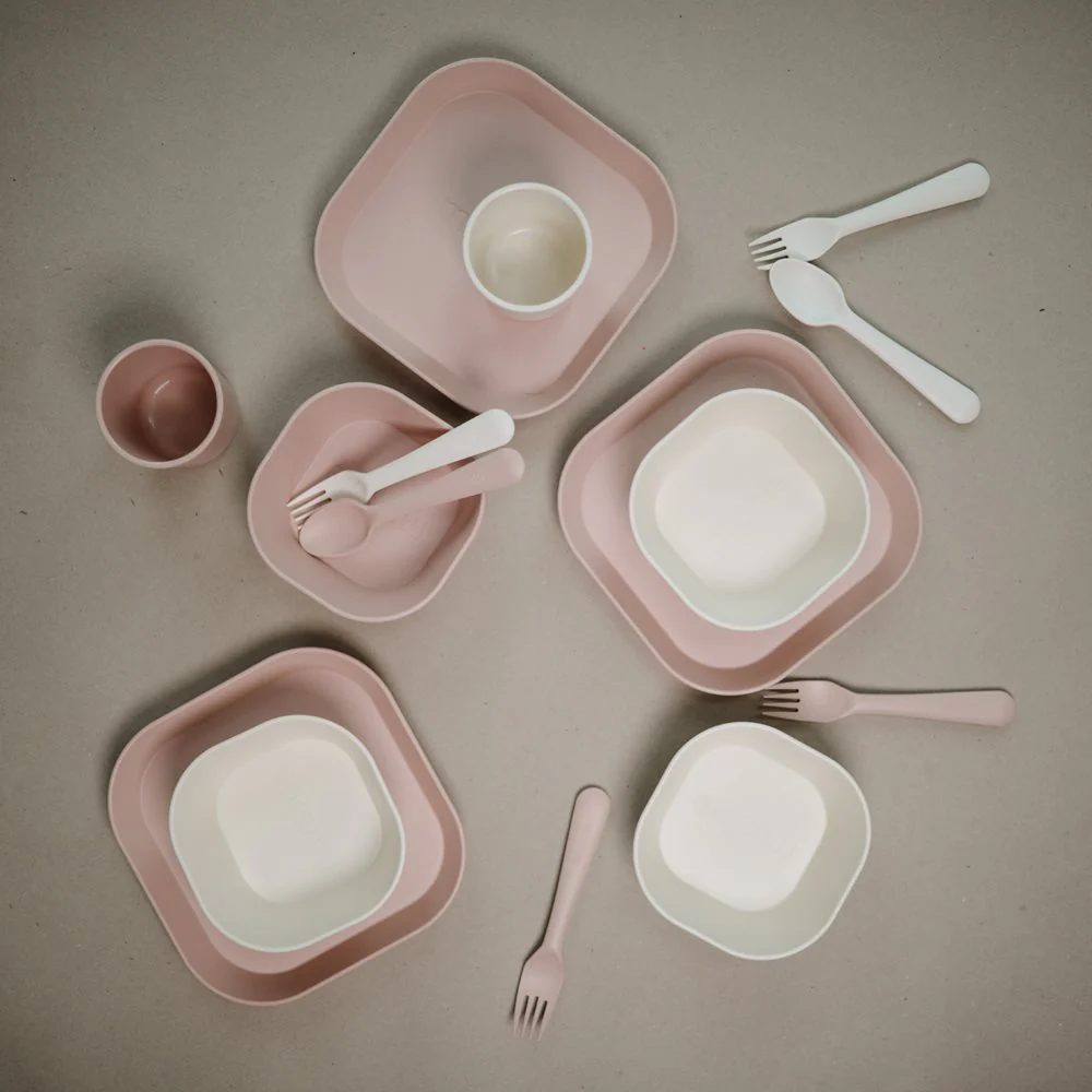Mushie Geschirrset “Square“ | Ivory - Image 8
