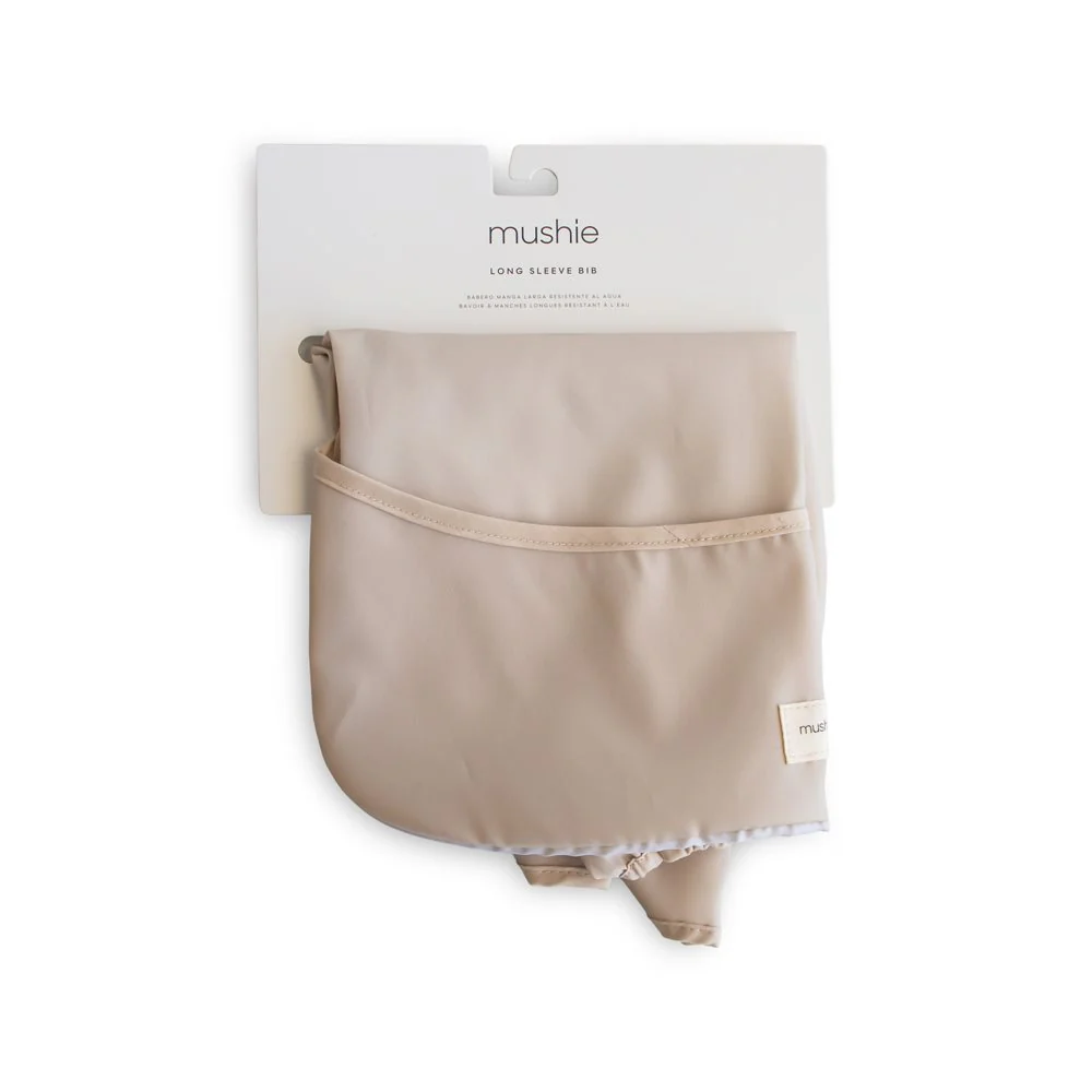 Mushie Ärmel-Lätzchen “Long Sleeve Bib“ | Bees - Image 6