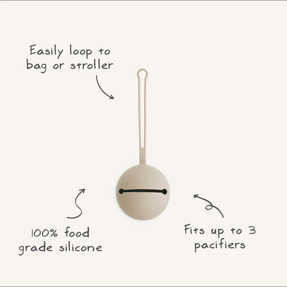 Mushie Silikon Schnullerbox | Dried Thyme - Image 6