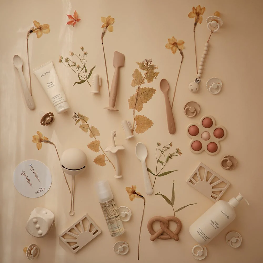 Mushie Silikon Schnullerbox | Shifting Sand - Image 4