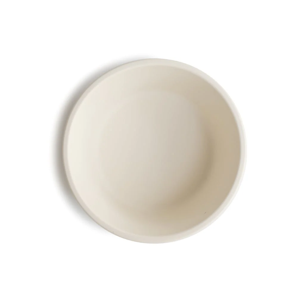 Mushie Silikon Schüssel mit Saugnapf | Ivory - Image 3