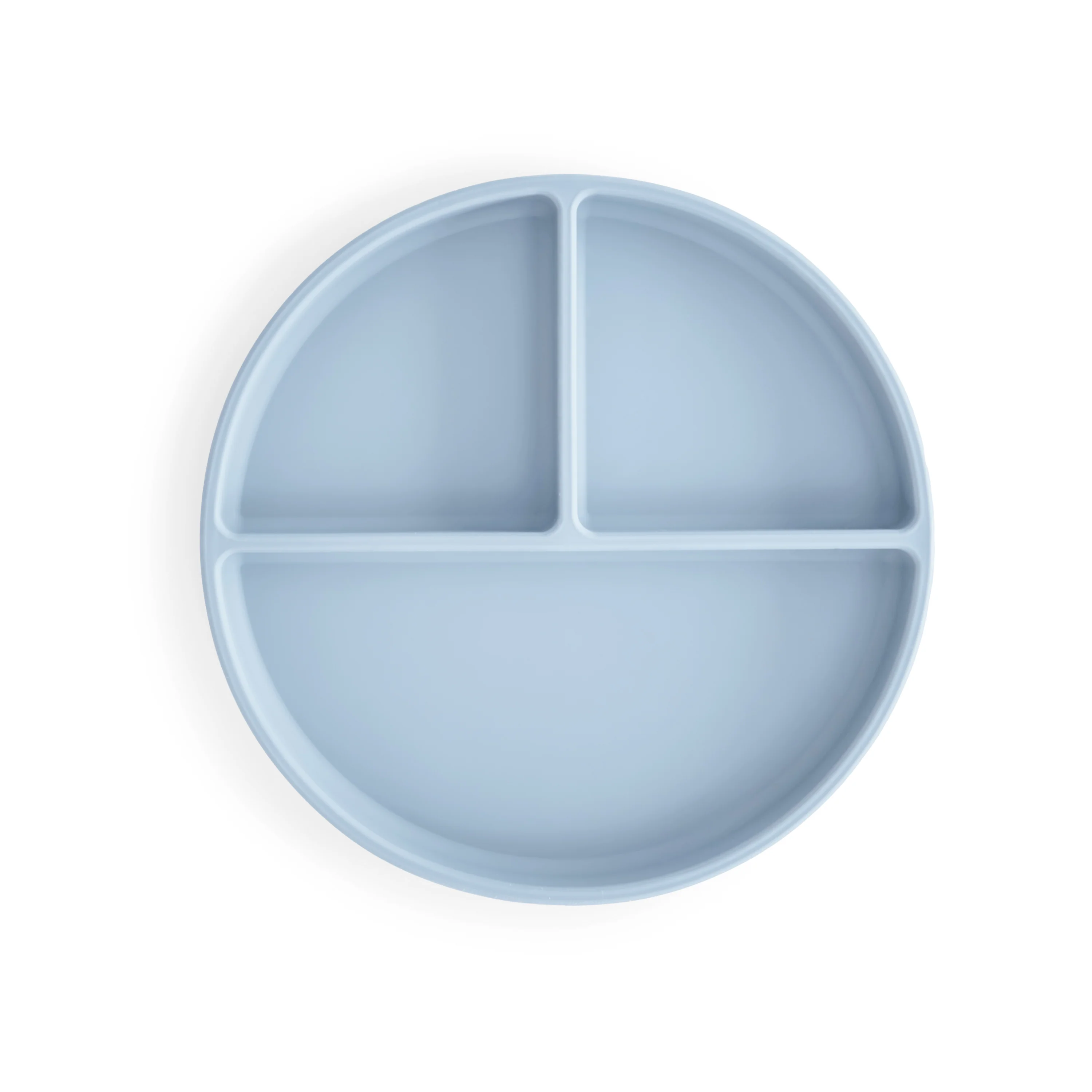 Mushie Silikon-Saugnapf-Teller | Powder Blue