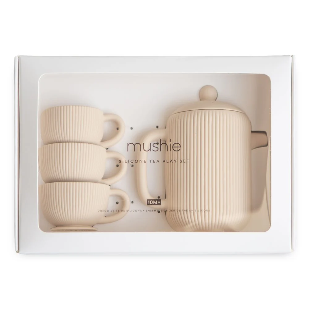 Mushie Silikon-Tee-Set | Shifting Sand - Image 4