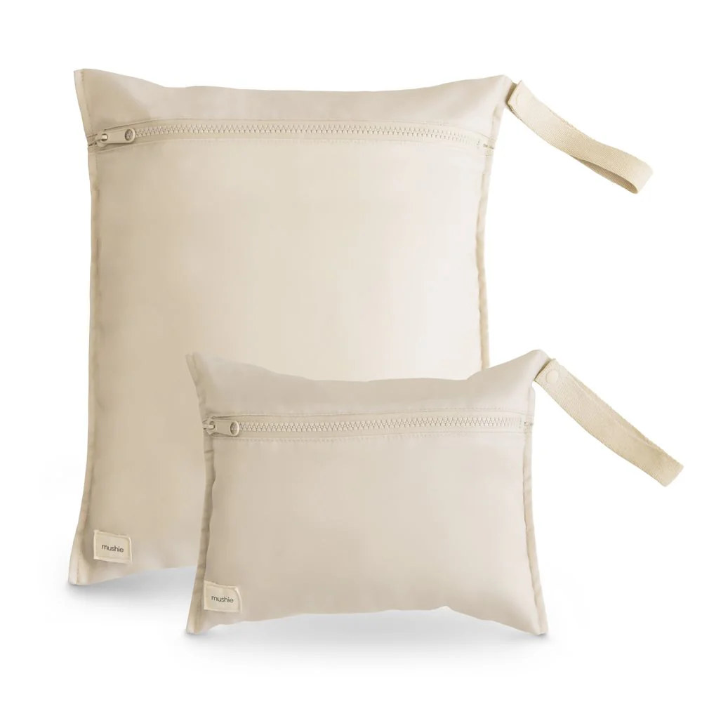 Mushie Wet Bag 2-er Set | Fog