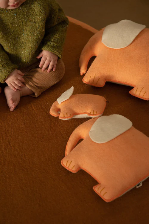 Muskhane Kissen "Pasu Elephant" | Blush - Image 3