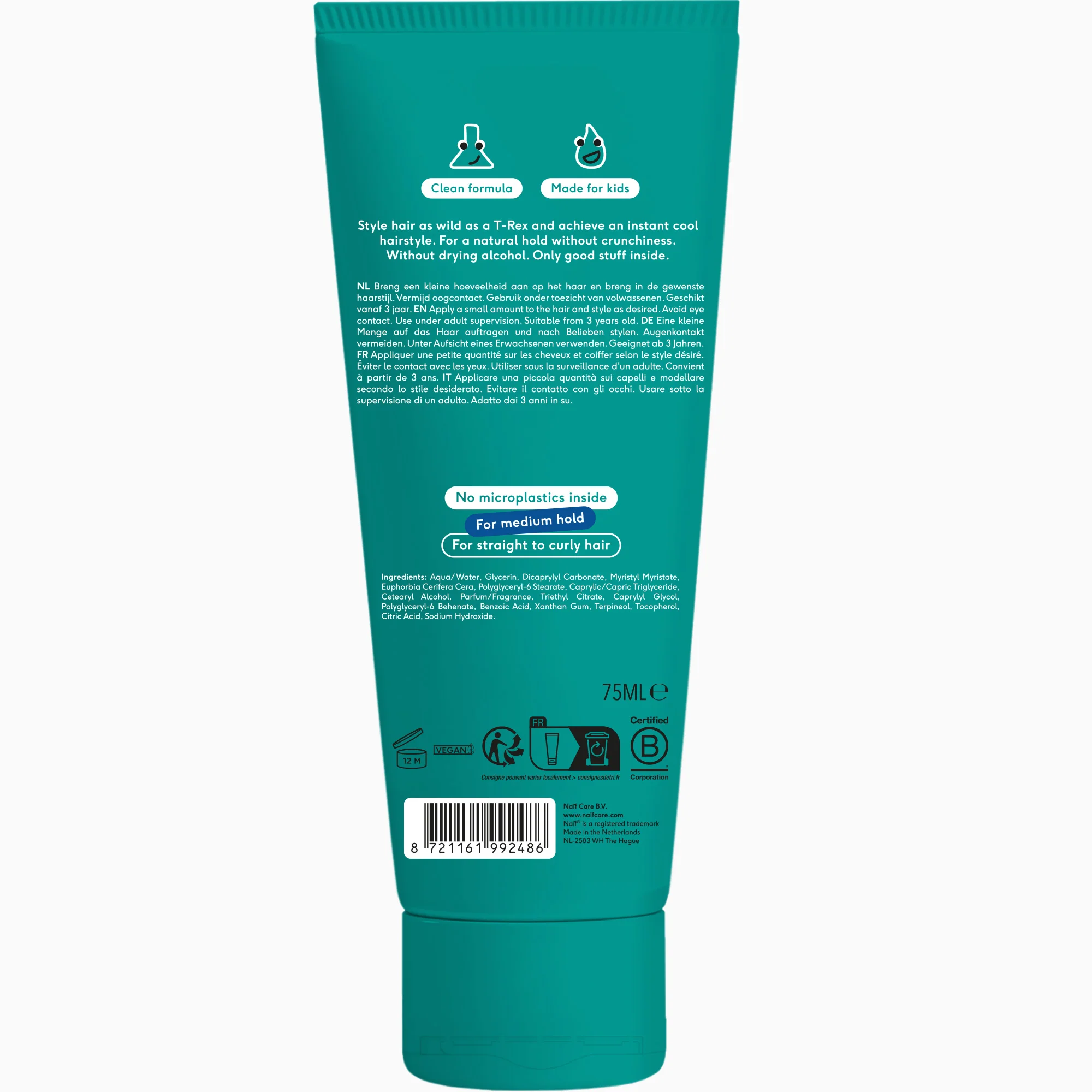 Naïf Kids Hair Styling Gel - Haargel | 75ml - Image 5