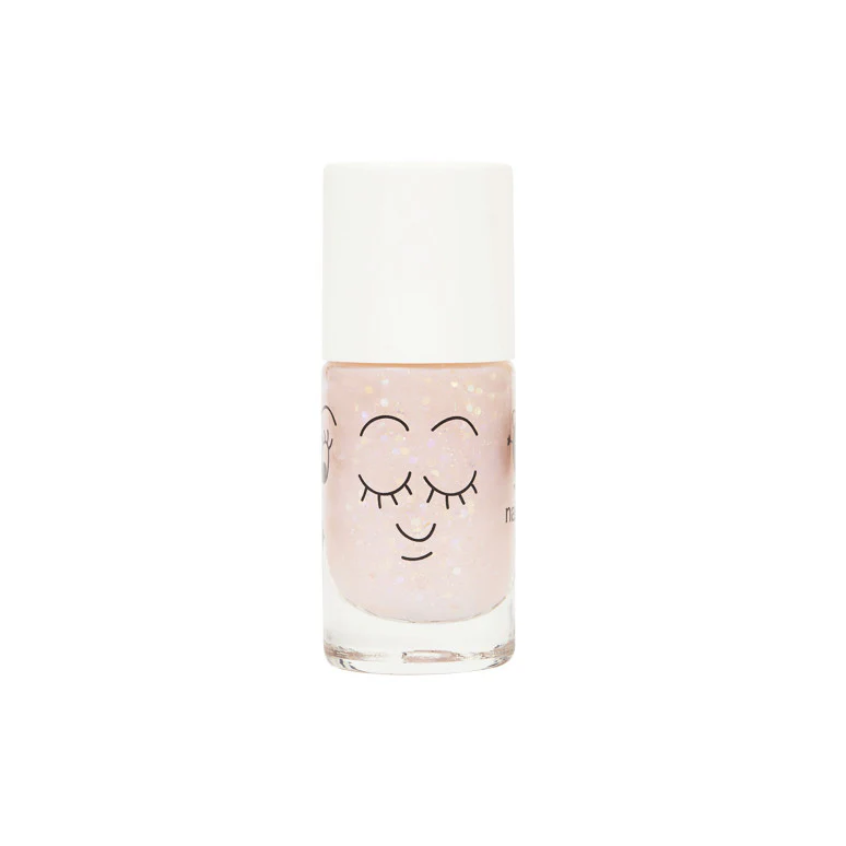 Nailmatic Kindernagellack "Polly" | Transparent Pink Glitter - Image 3