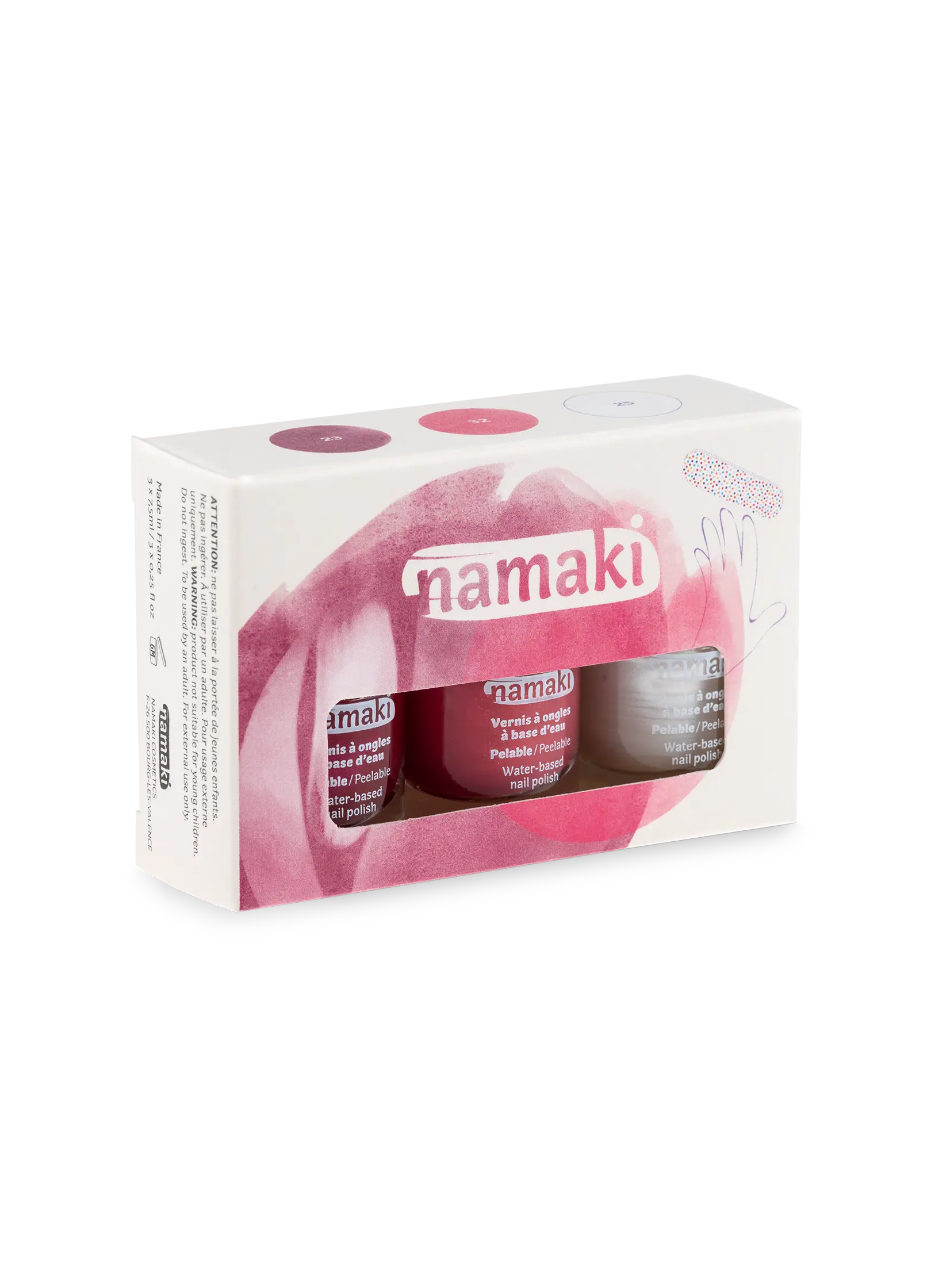 Namaki Kindernagellack 3er Set | Fruity Sorbet