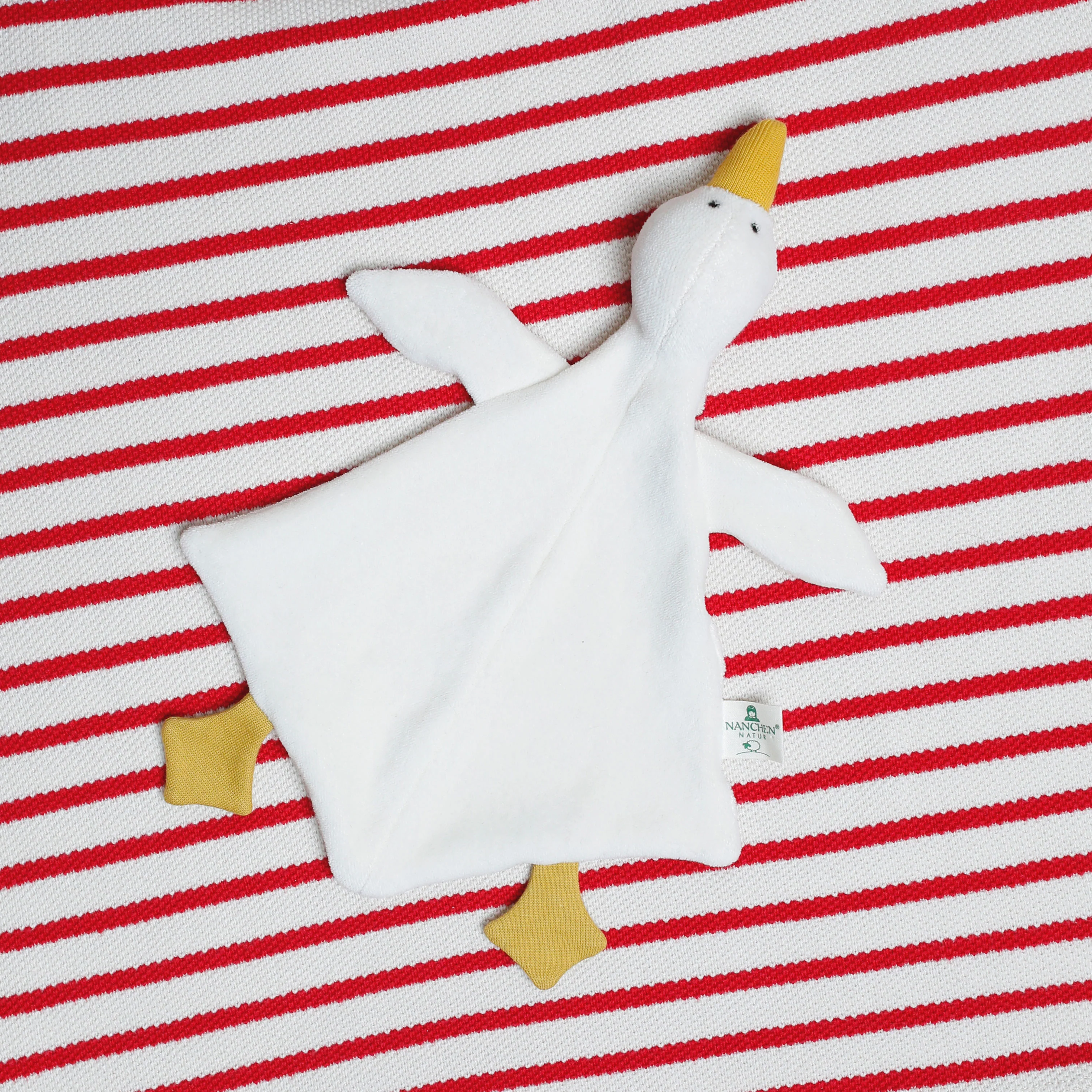 Nanchen Natur Kuscheltuch "Wildgans Fritzi" - Image 2