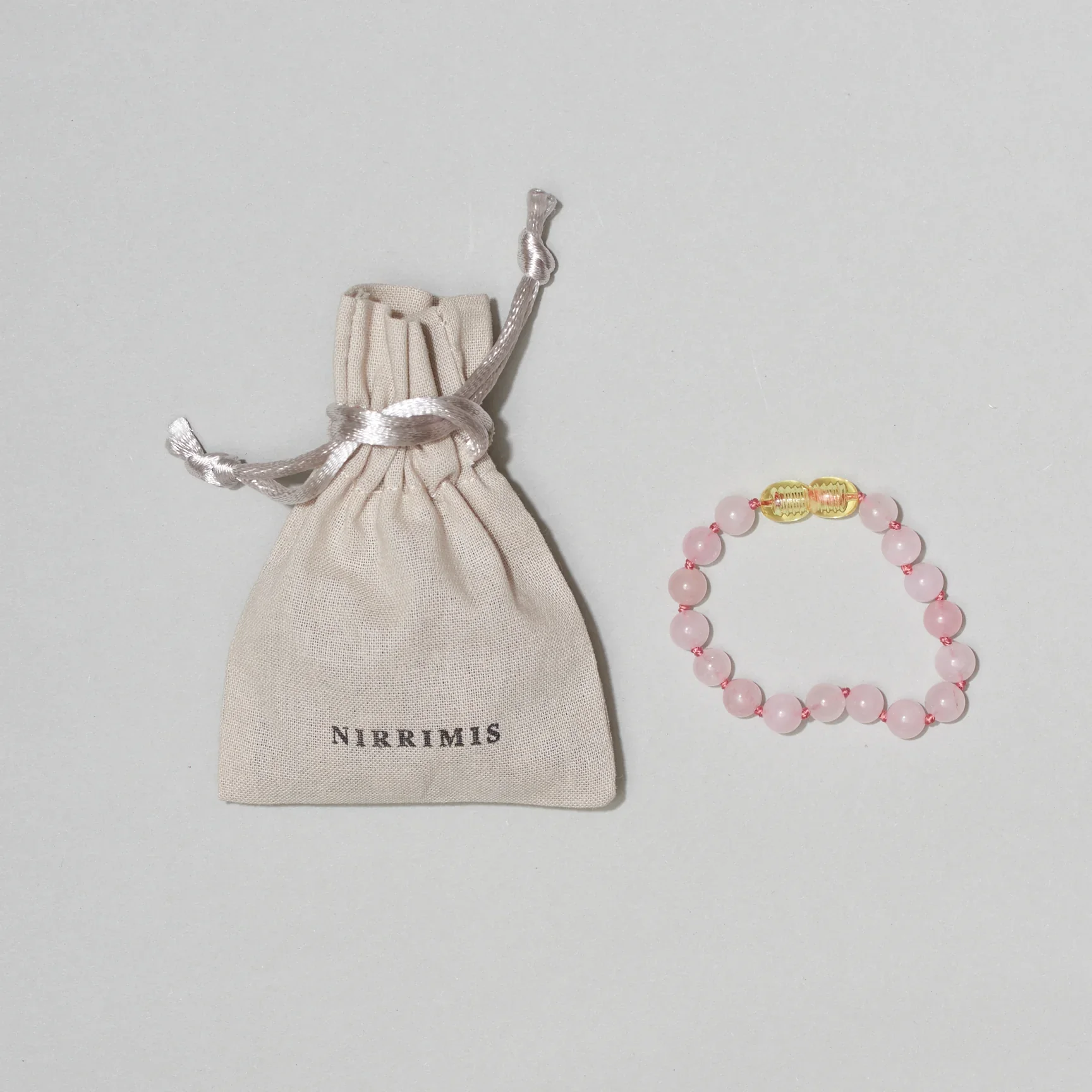 Nirrimis Bernstein Armkette "Rosequarz" Kids - Image 2