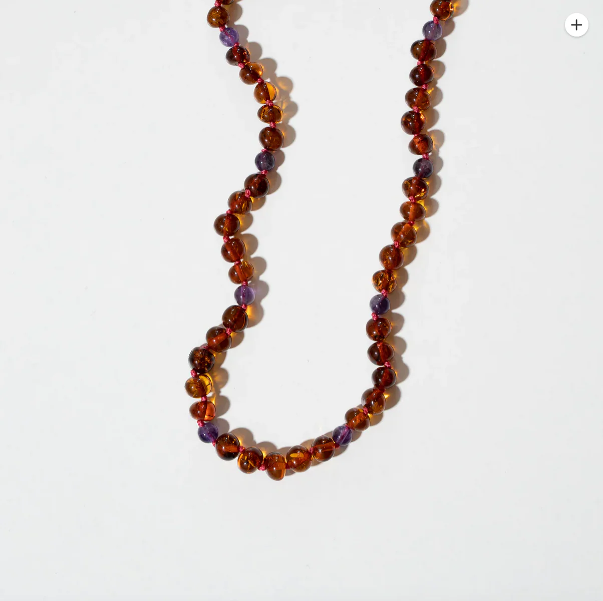 Nirrimis Bernsteinkette "Amethyst" Adult