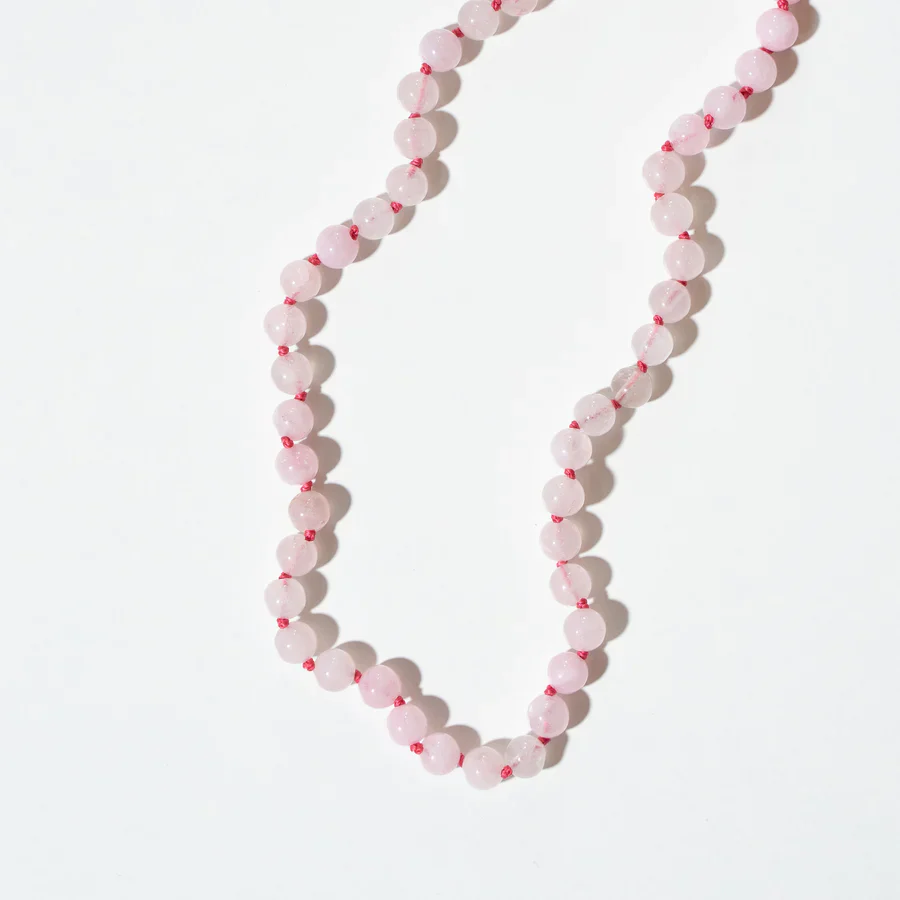 Nirrimis Bernsteinkette "Rose Quarz" Kids