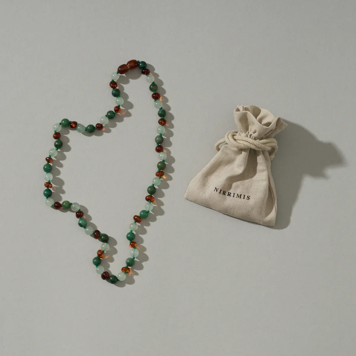 Nirrimis Bernsteinkette "Moss" Kids - Image 2