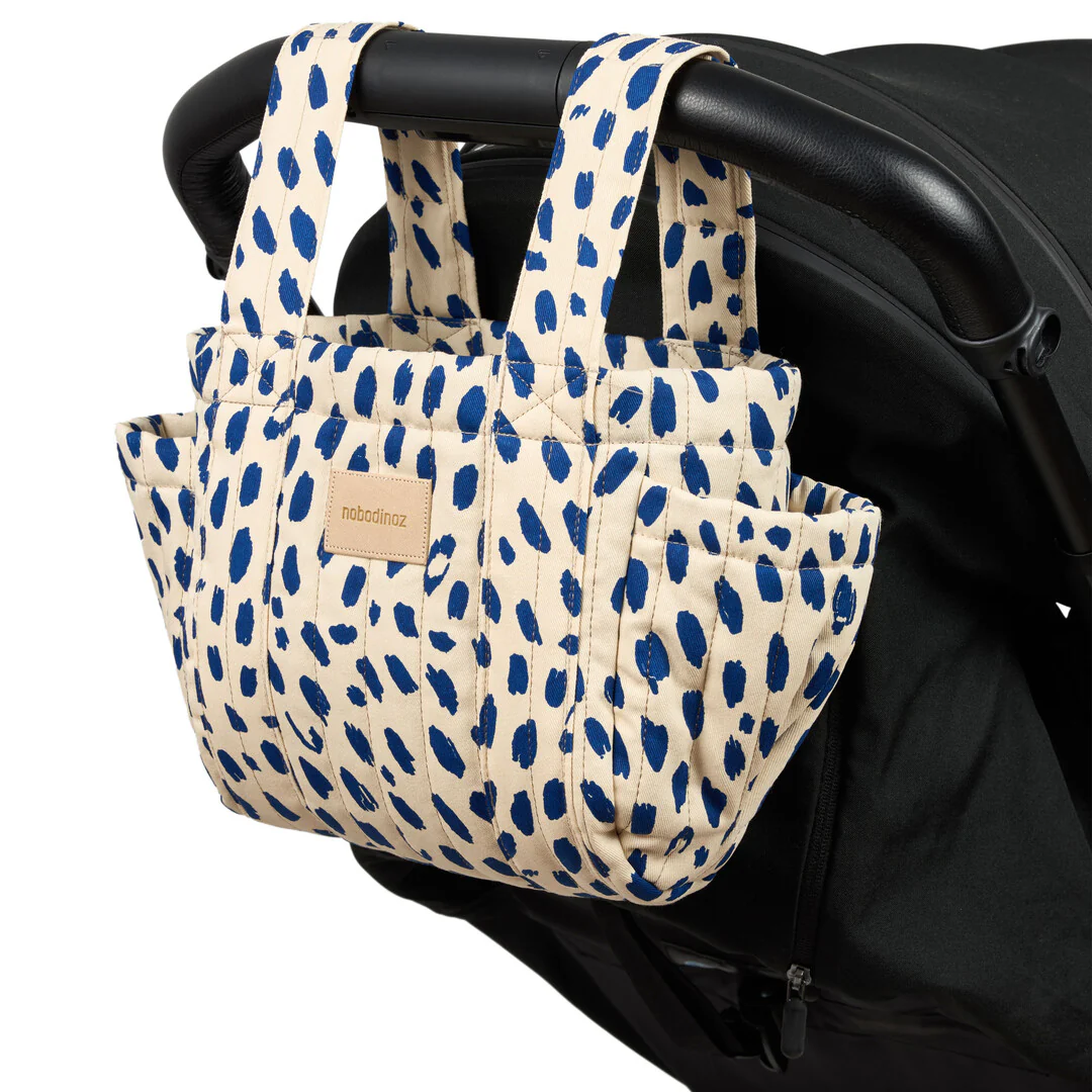 Nobodinoz Hyde Park Kinderwagen-Organizer | Leonie Blue - Image 2