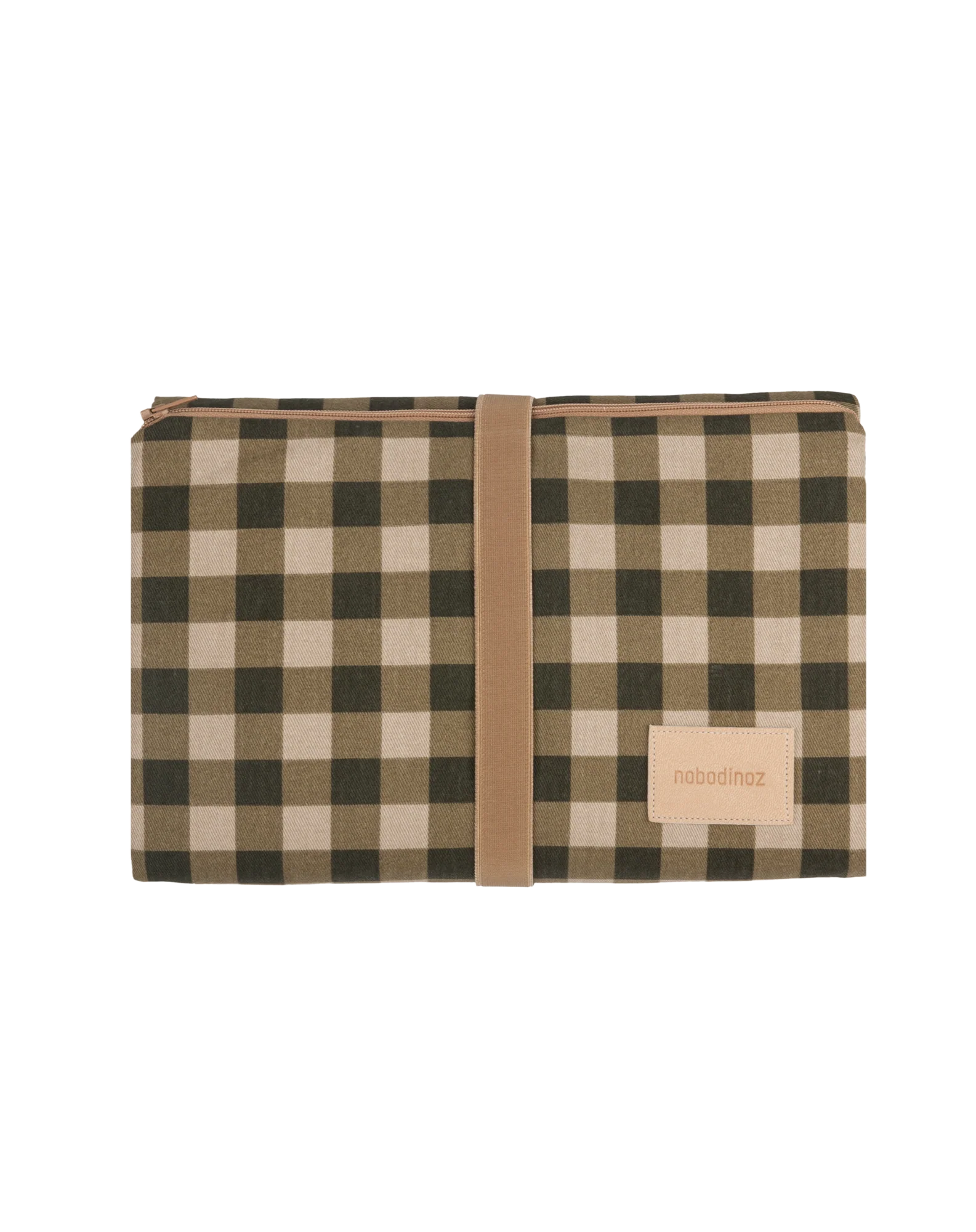 Nobodinoz Hyde Park Wickelunterlage | Green Checks