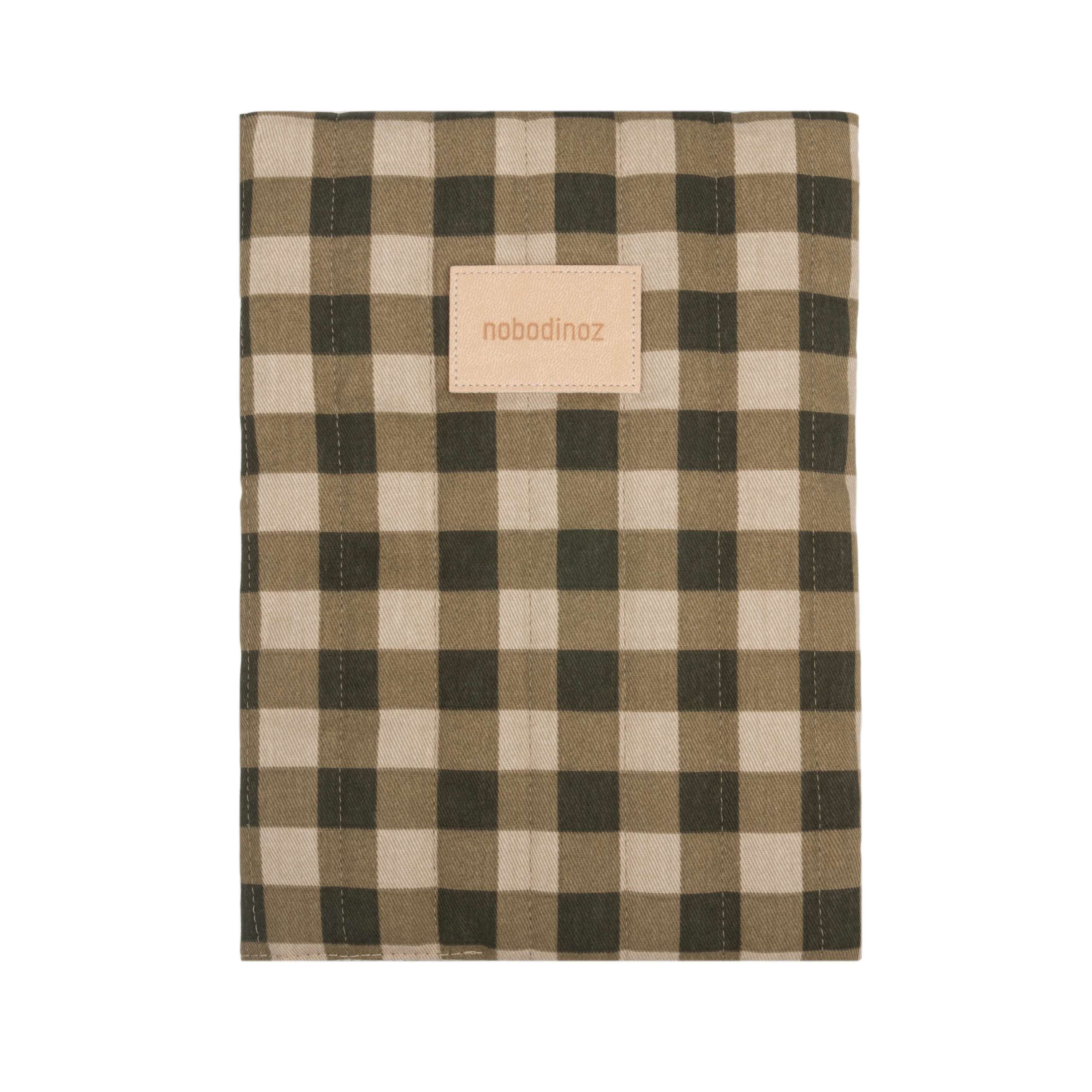 Nobodinoz Hyde Park Wickelunterlage | Green Checks - Image 2