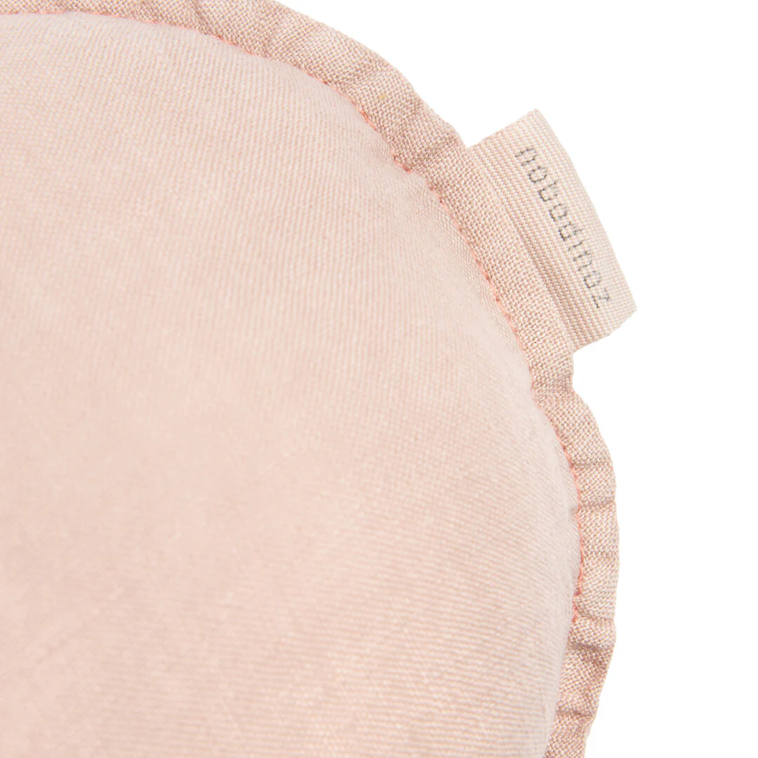 Nobodinoz Leinen Kissen "Embroid" Mauve Pink - Image 3