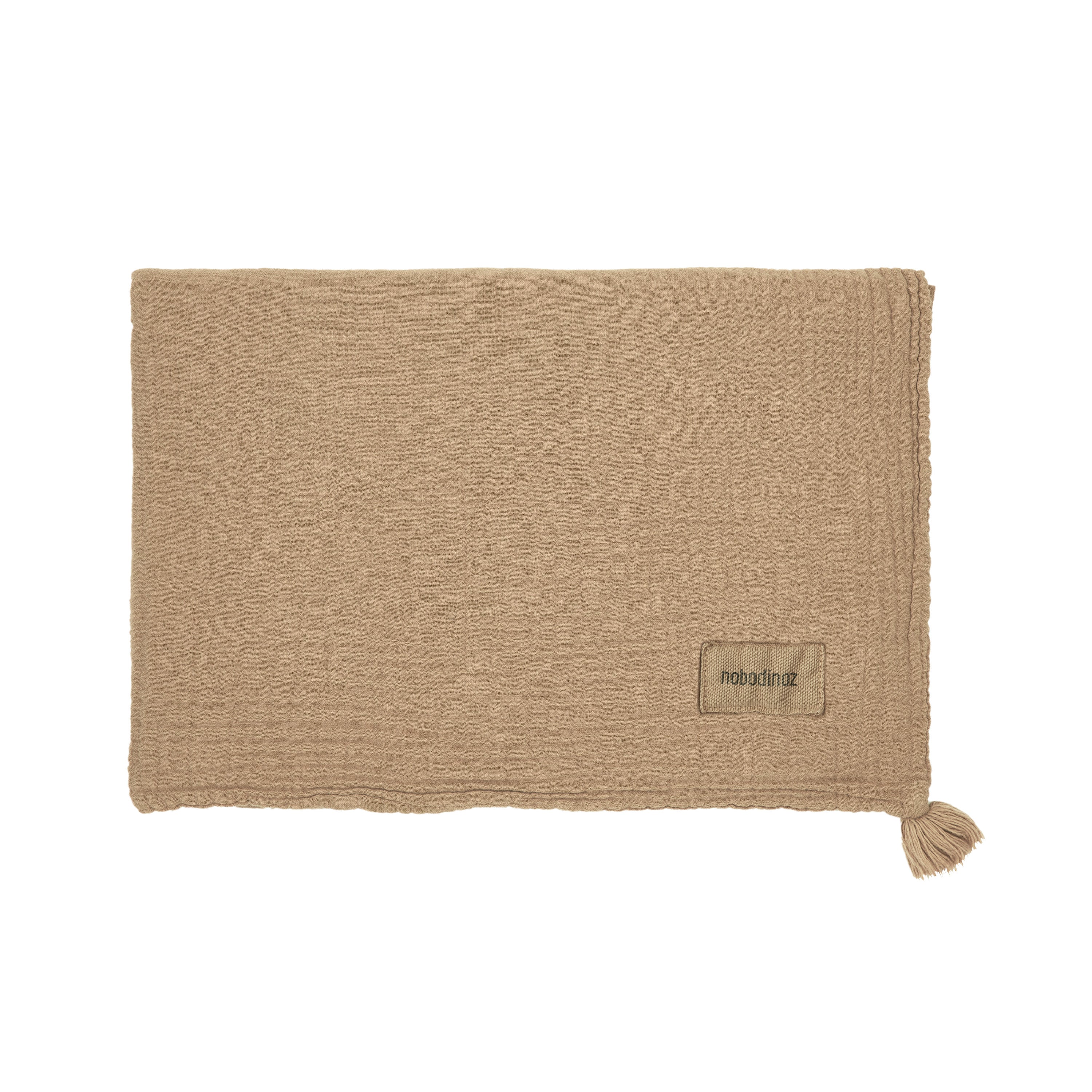 Nobodinoz Mulltuch Decke "Wabi Sabi" Sesame