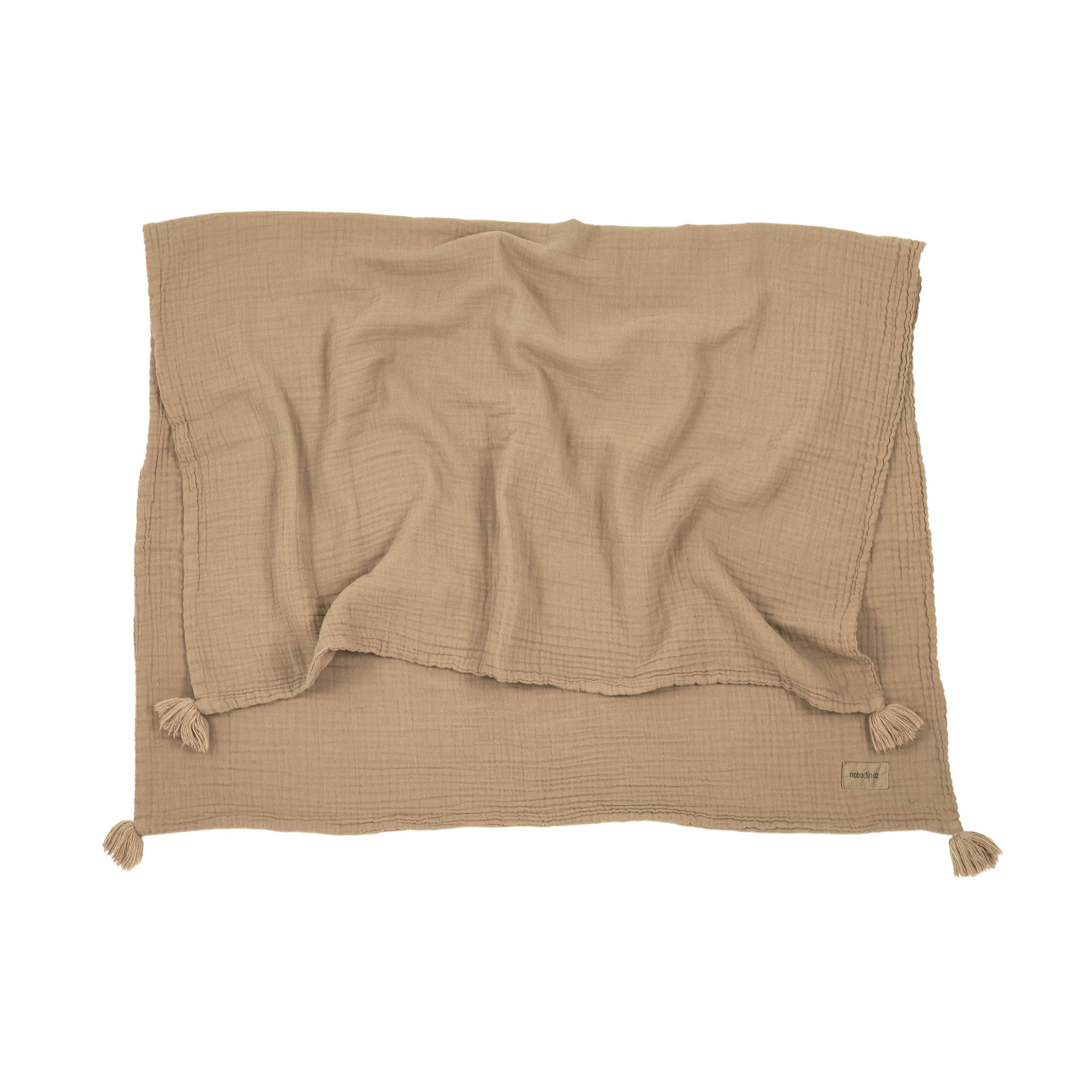 Nobodinoz Mulltuch Decke "Wabi Sabi" Sesame - Image 4